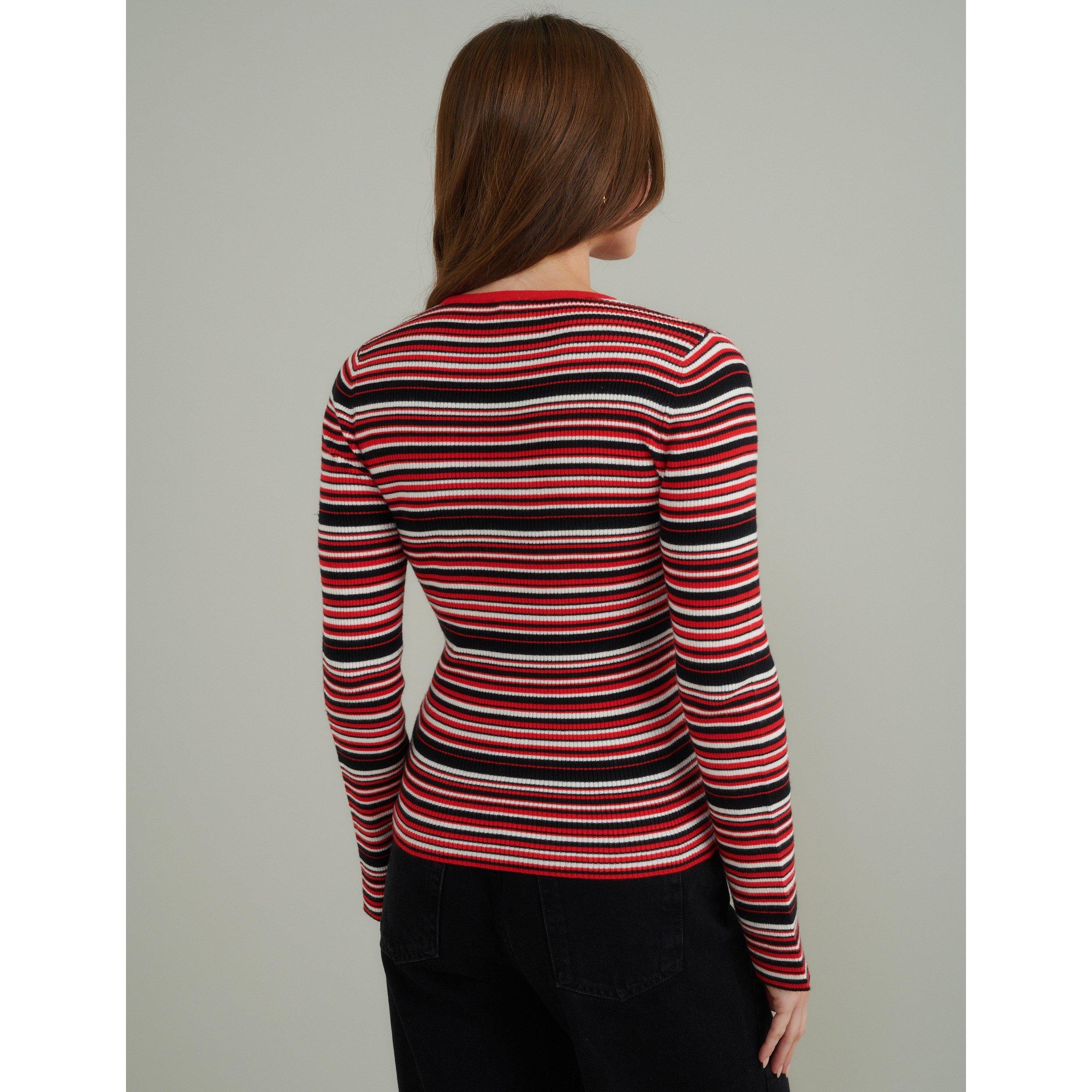 Multi - Nobodys Child - Women's Stripe Crew Neck Jumper - 4