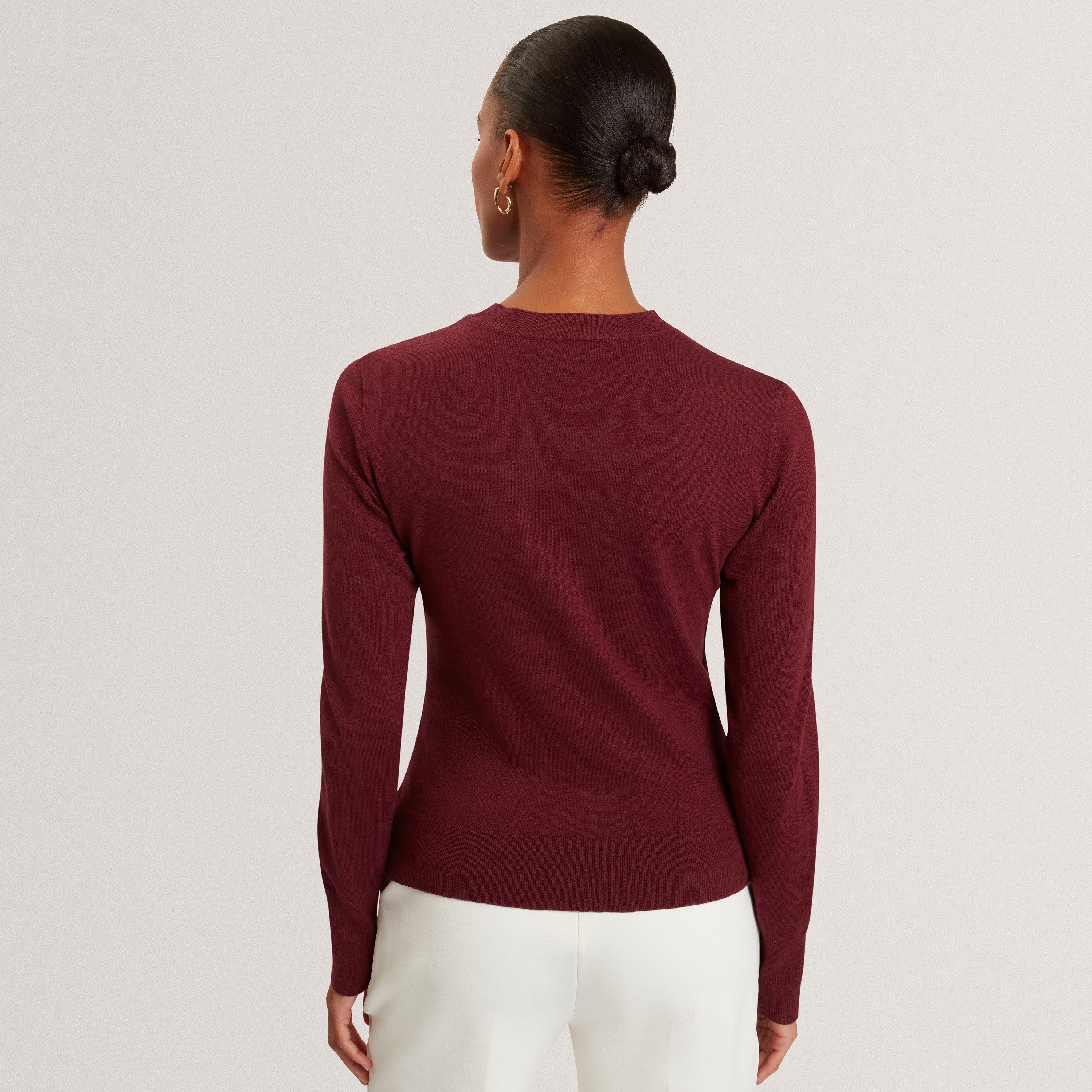 Oxblood - Ted Baker - Ted Print HiNk Sweat Ld62 - 3