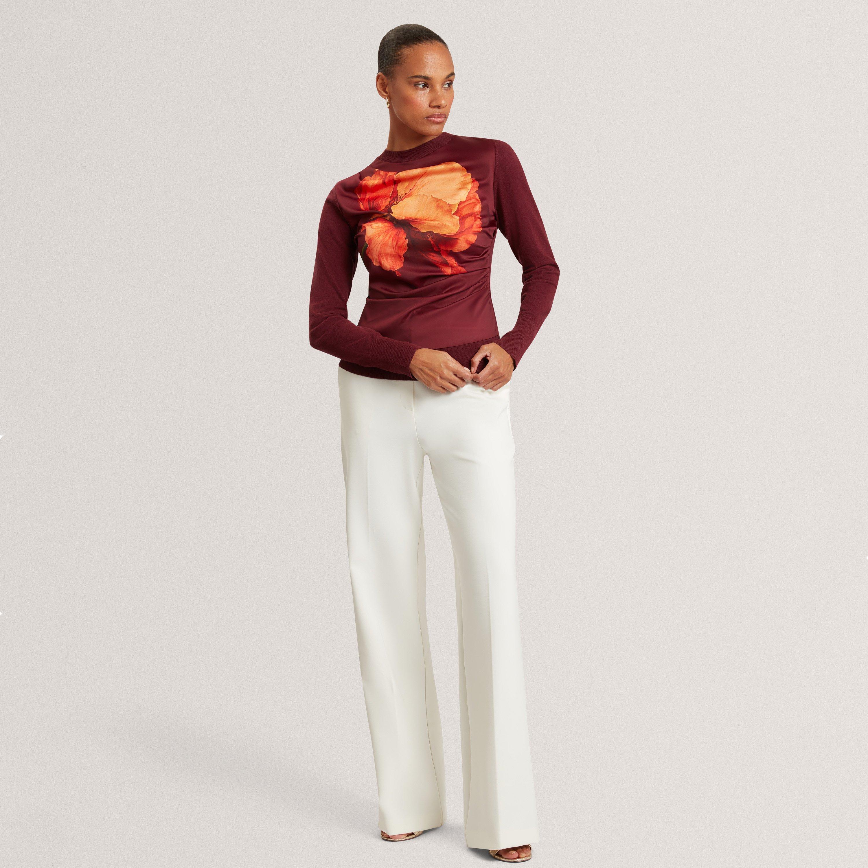 Oxblood - Ted Baker - Ted Print HiNk Sweat Ld62 - 5