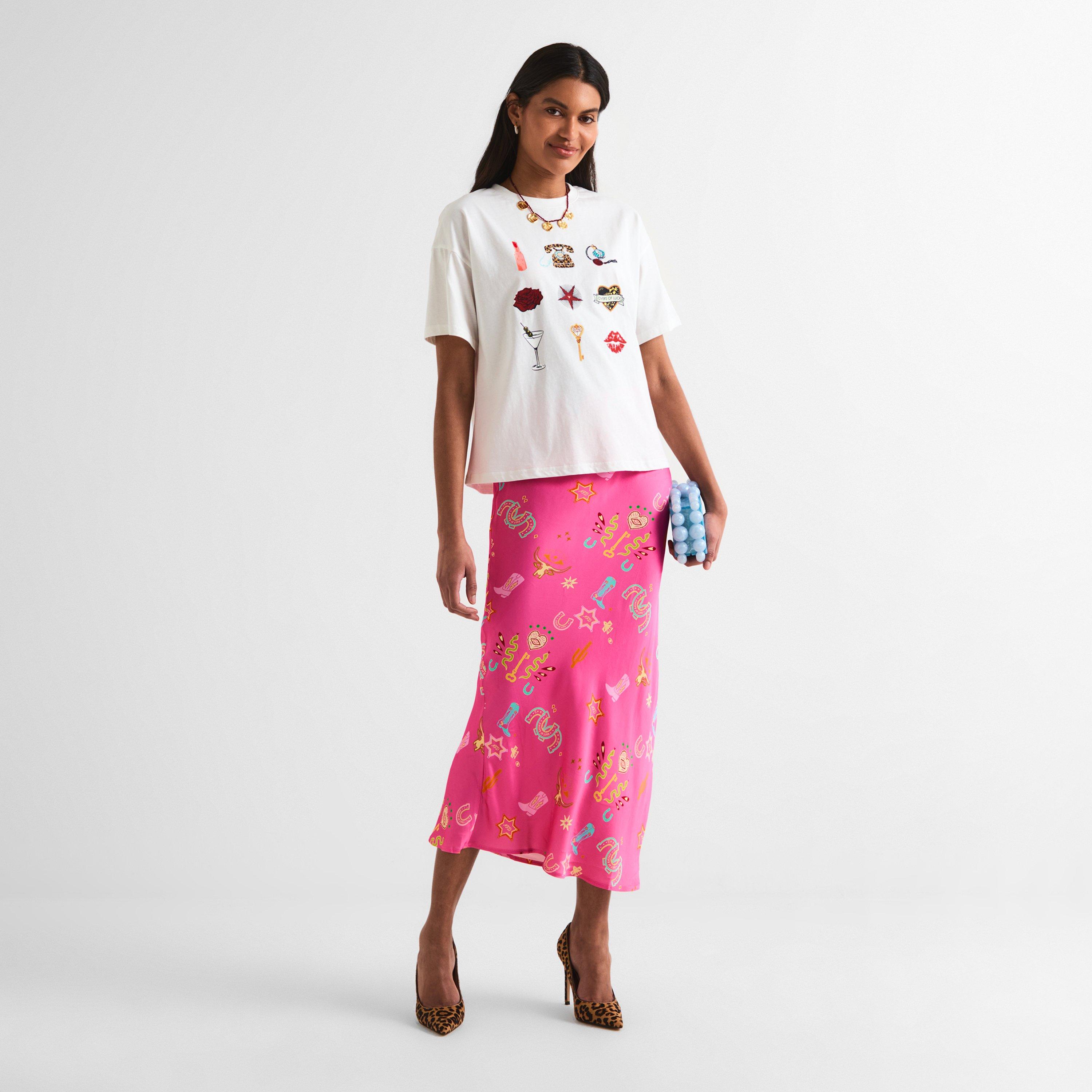 Pink - Never Fully Dressed - Women's Maxi Skirt - 6