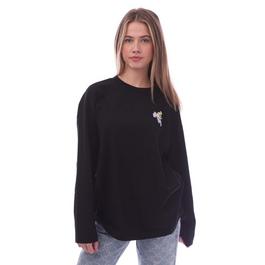 Off White Flower Arrow Long Sleeve Over T-Shirt