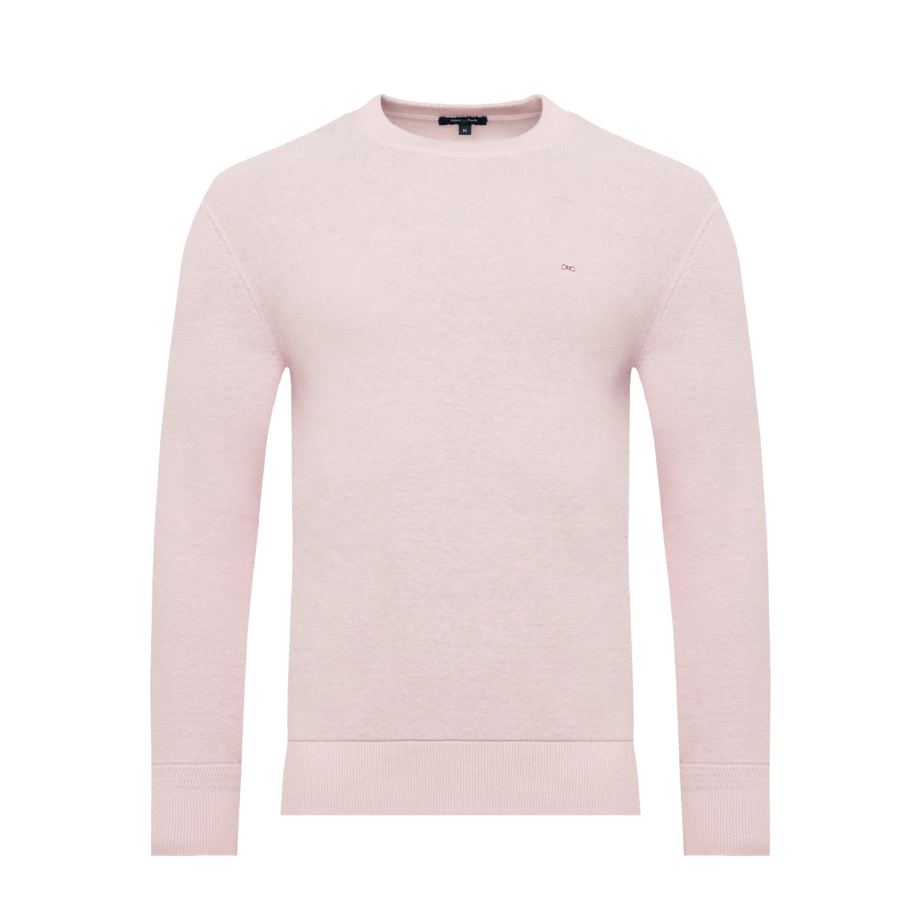 Green jumper in a linen blend