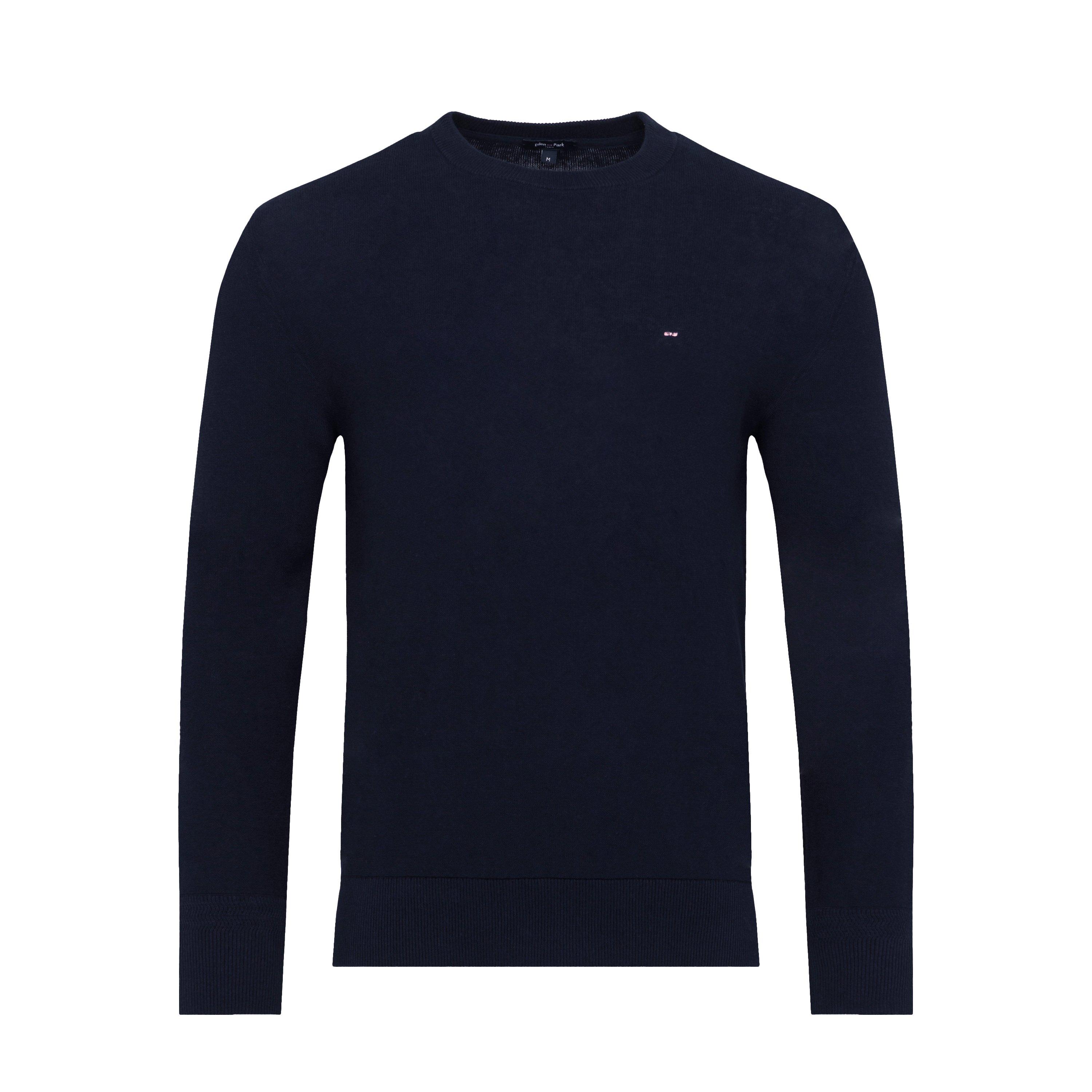 Eden Park Men's Green Jumper In A Linen Blend - Blf - 3XL