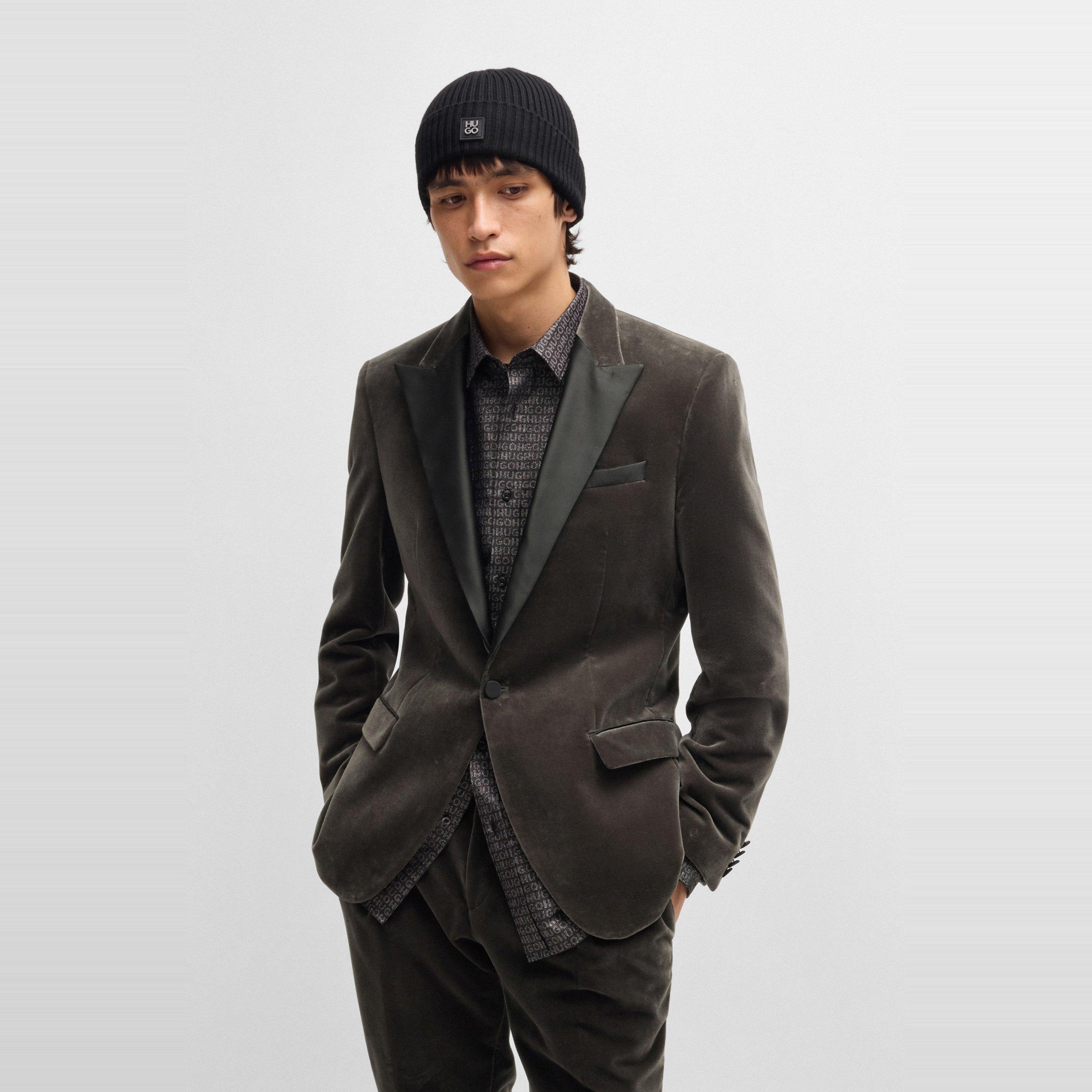 Medium Grey - Hugo - Men's Formal Jacket - 3