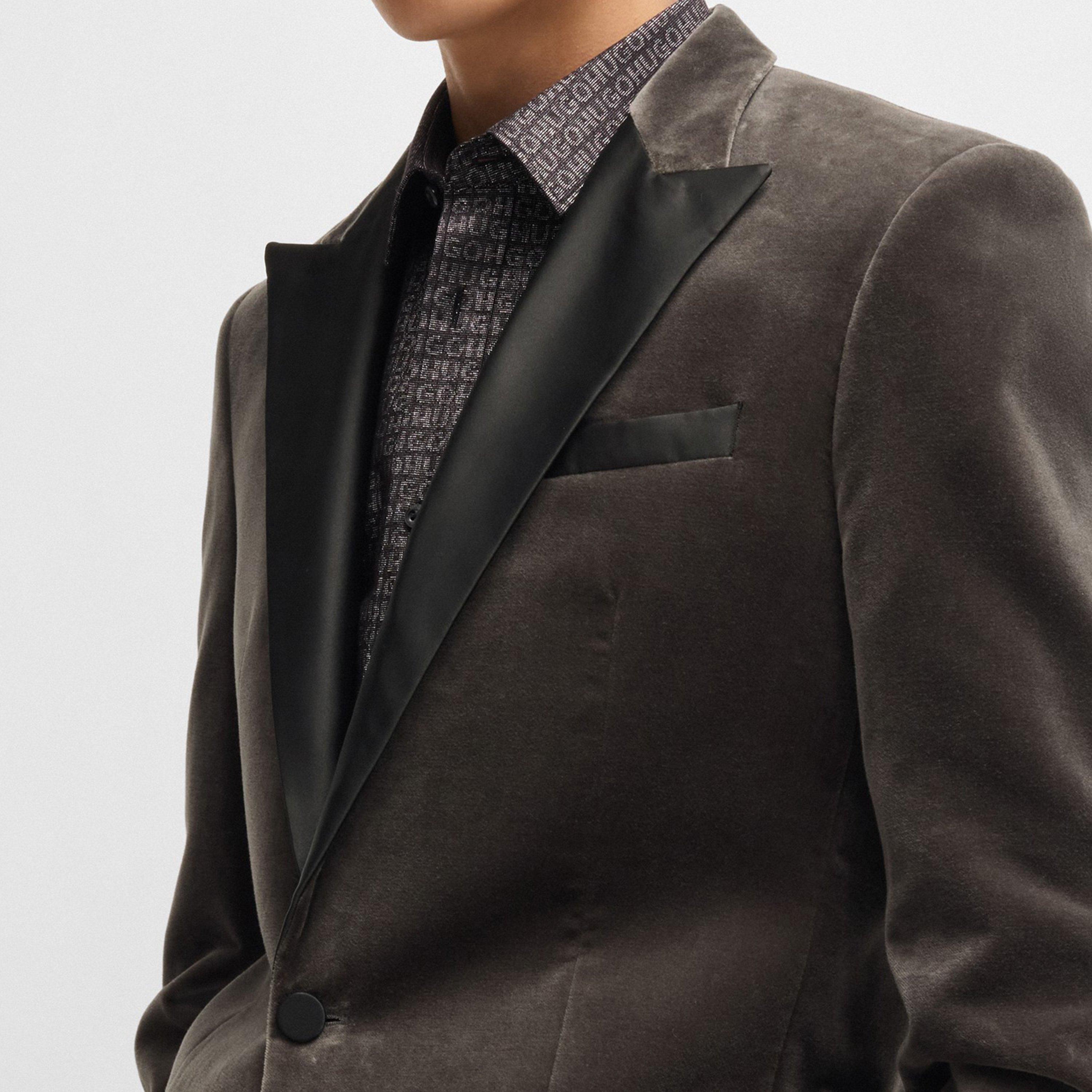 Medium Grey - Hugo - Men's Formal Jacket - 5