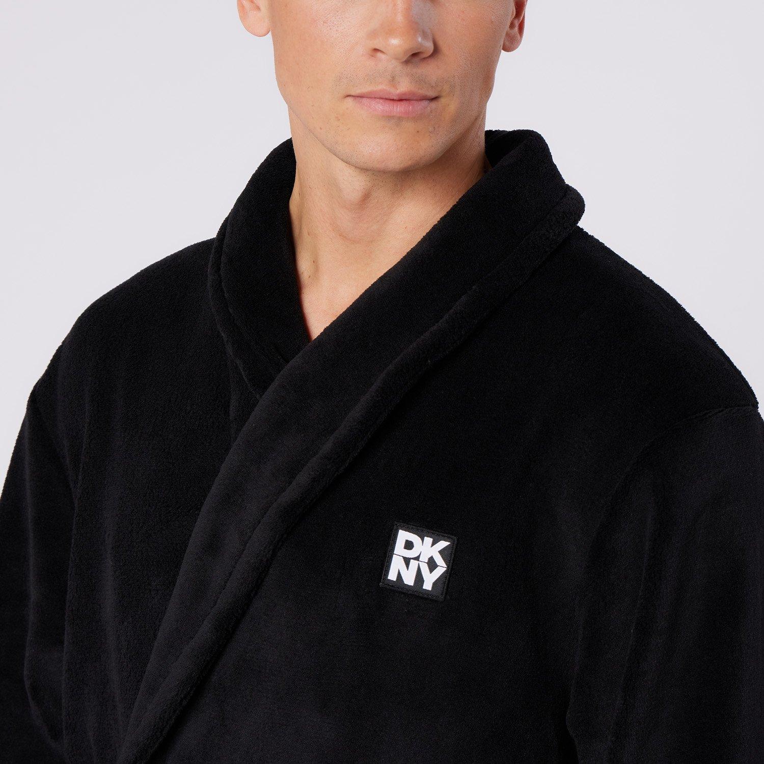 Black - DKNY - Mens Robe Trash Pandas - 6