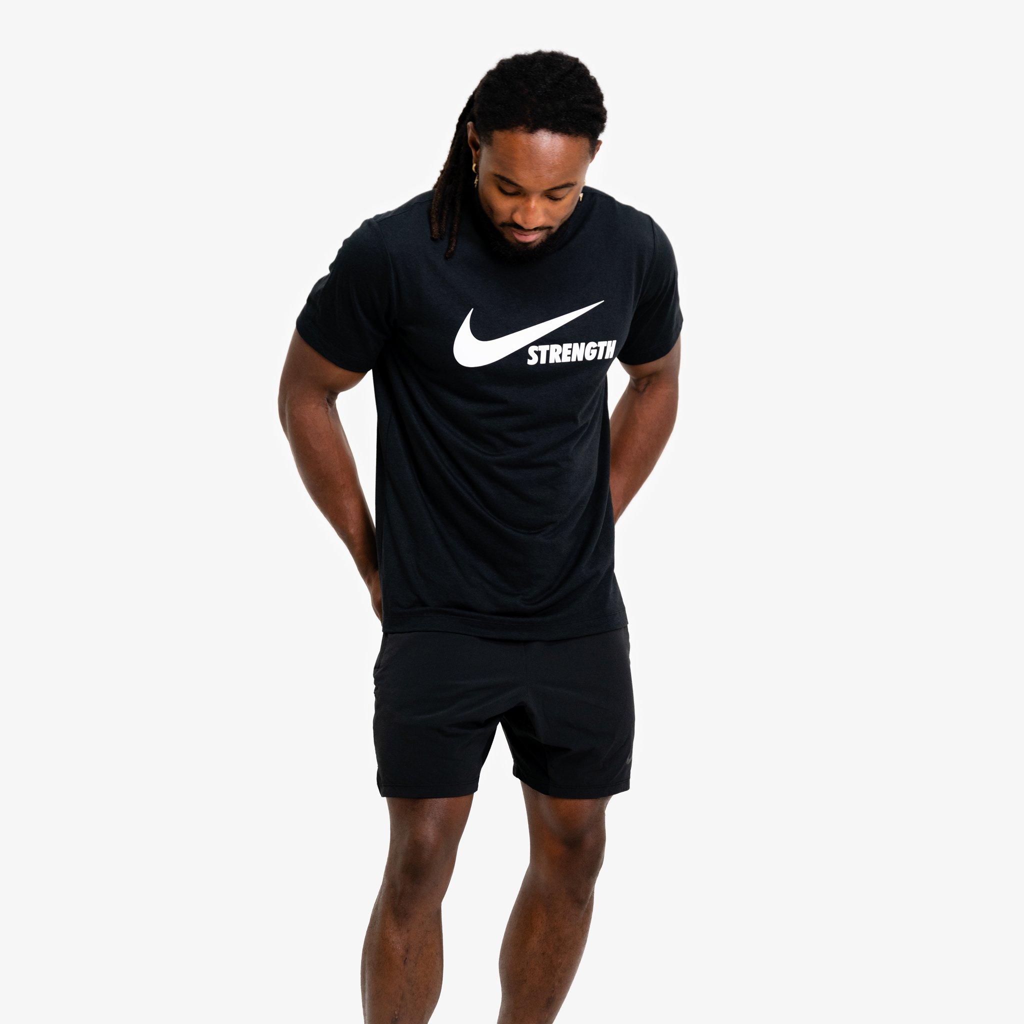 Black - Nike Strength - Nike Strength Mens Tee - 2