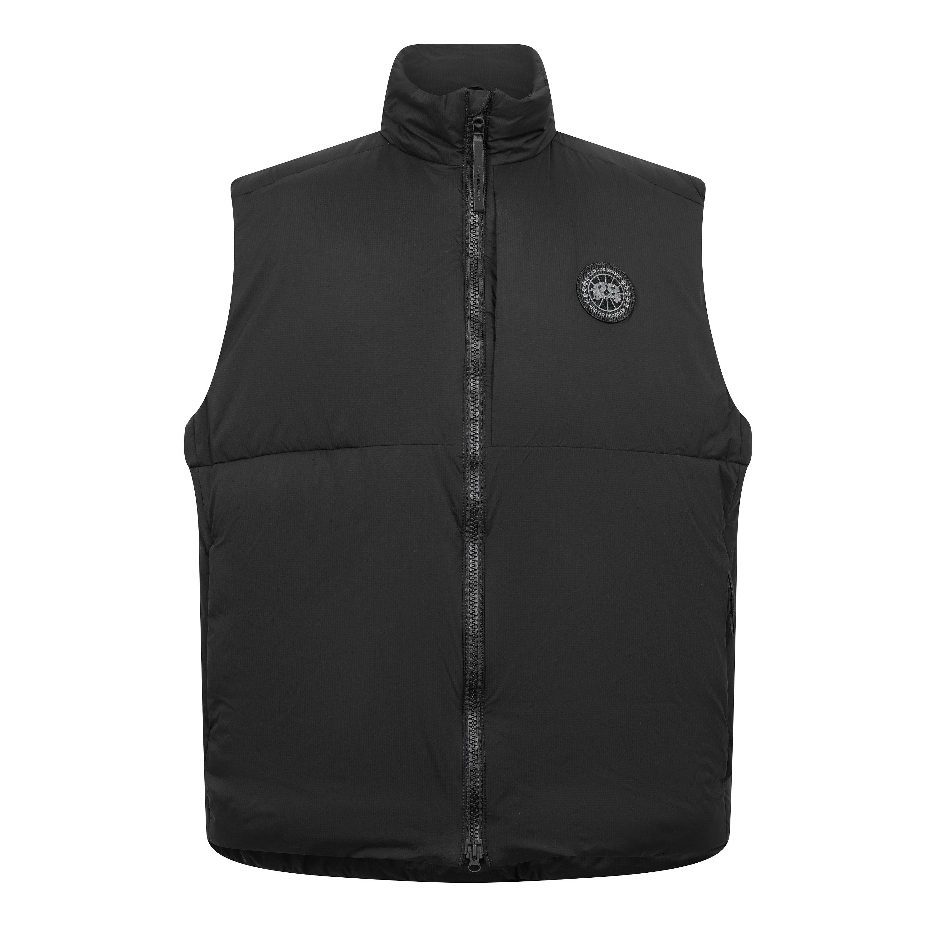 Canada Goose Men's Lodge Lightweight Water Resistant Sleeveless Gilet - Black - XL
