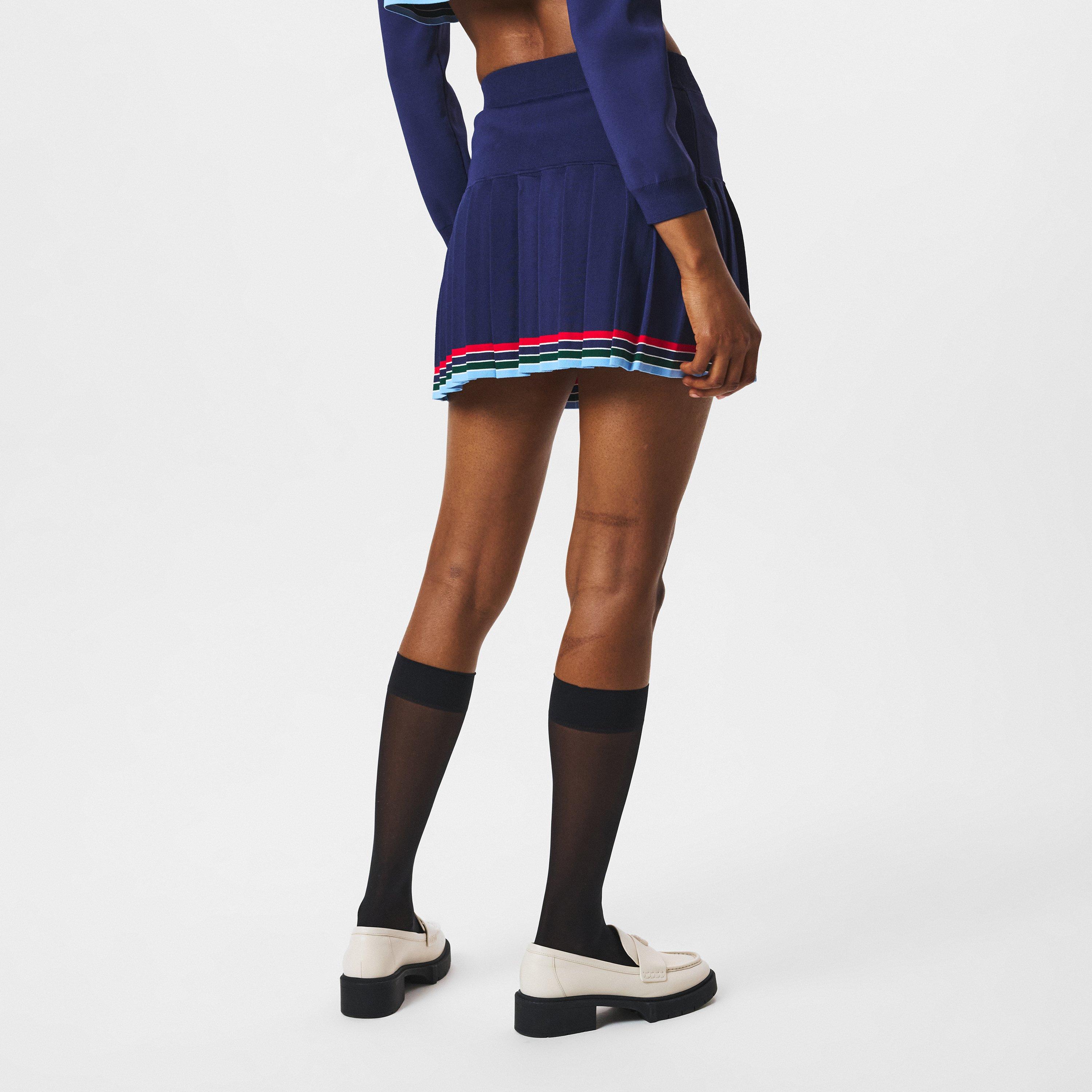 Blue - Casablanca - Women's Casa Baseball Mini Skirt - 4