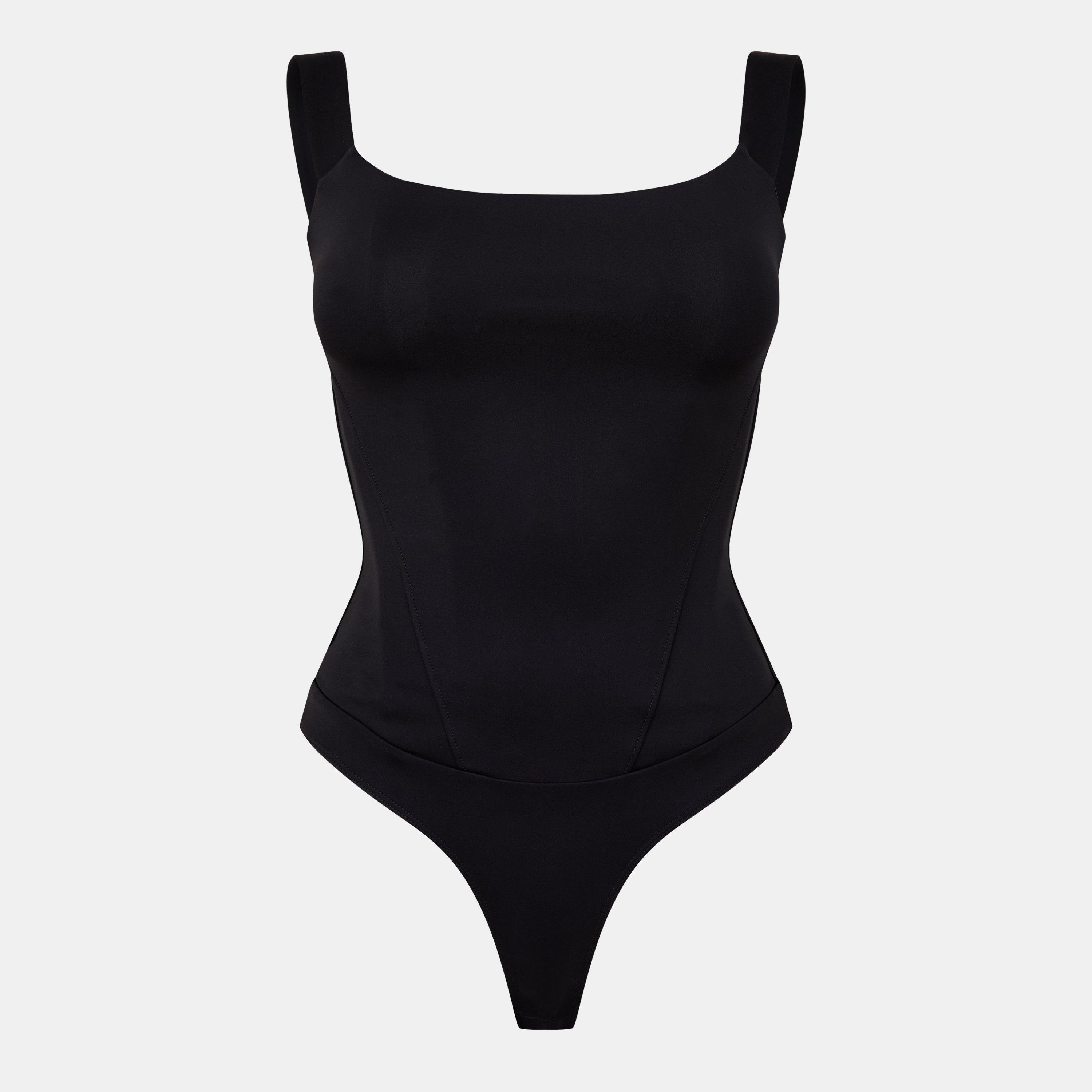 black001 - Good American - Women's Corsey Contoured Bodysuit - 1