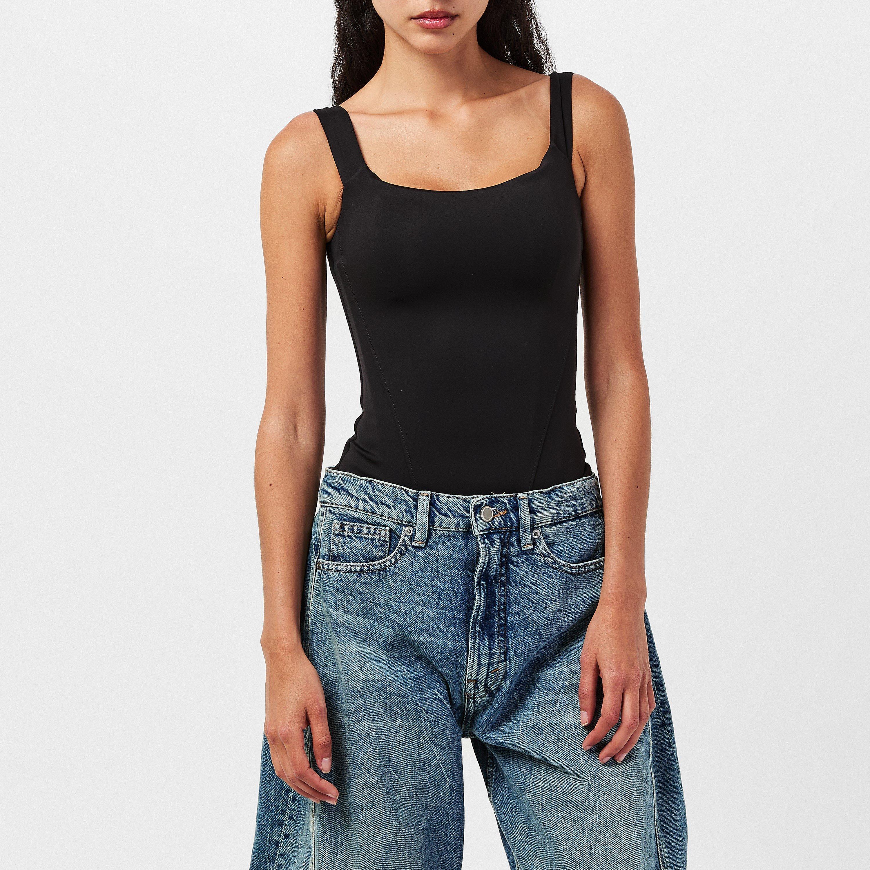 black001 - Good American - Women's Corsey Bodysuit - 3