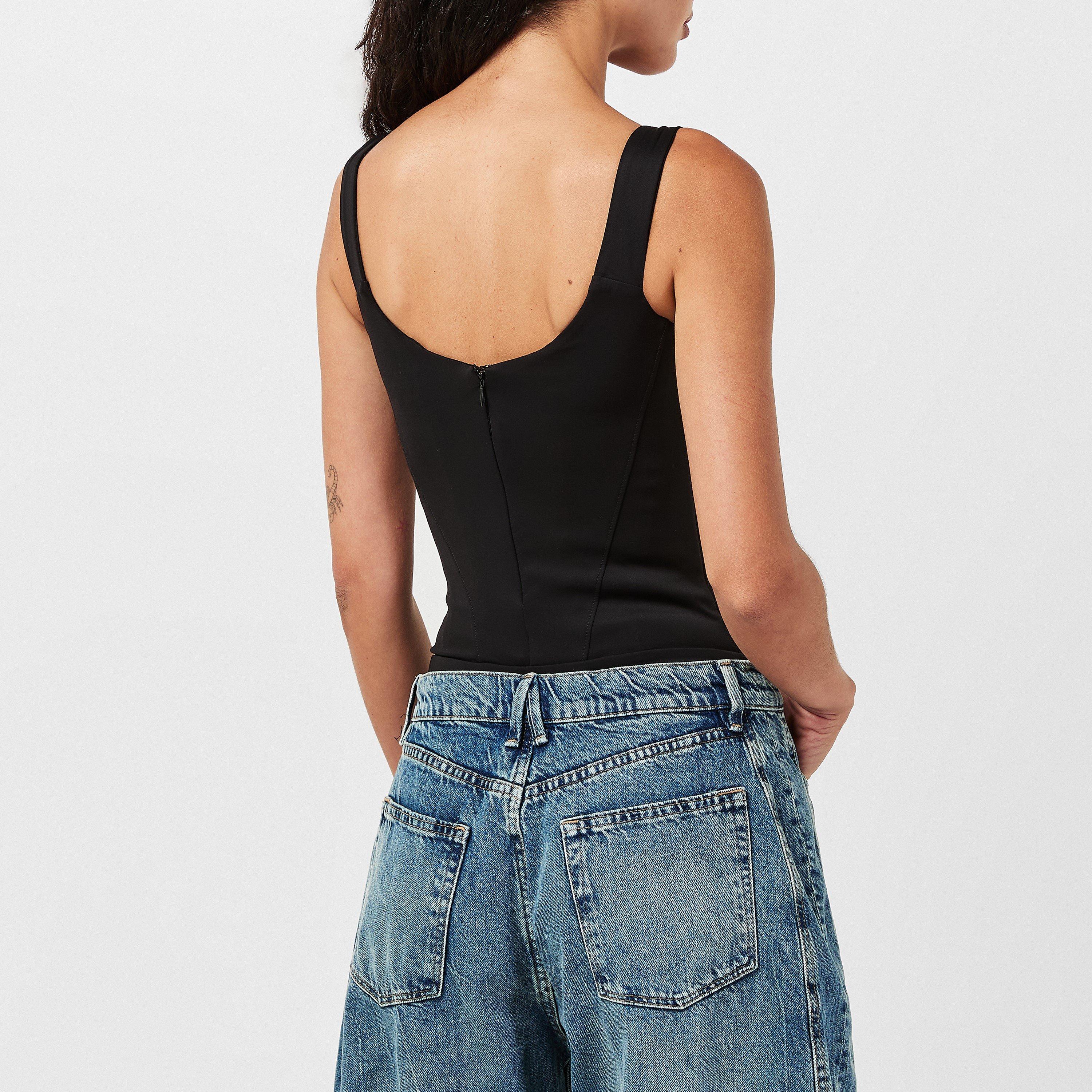 black001 - Good American - Women's Corsey Bodysuit - 4