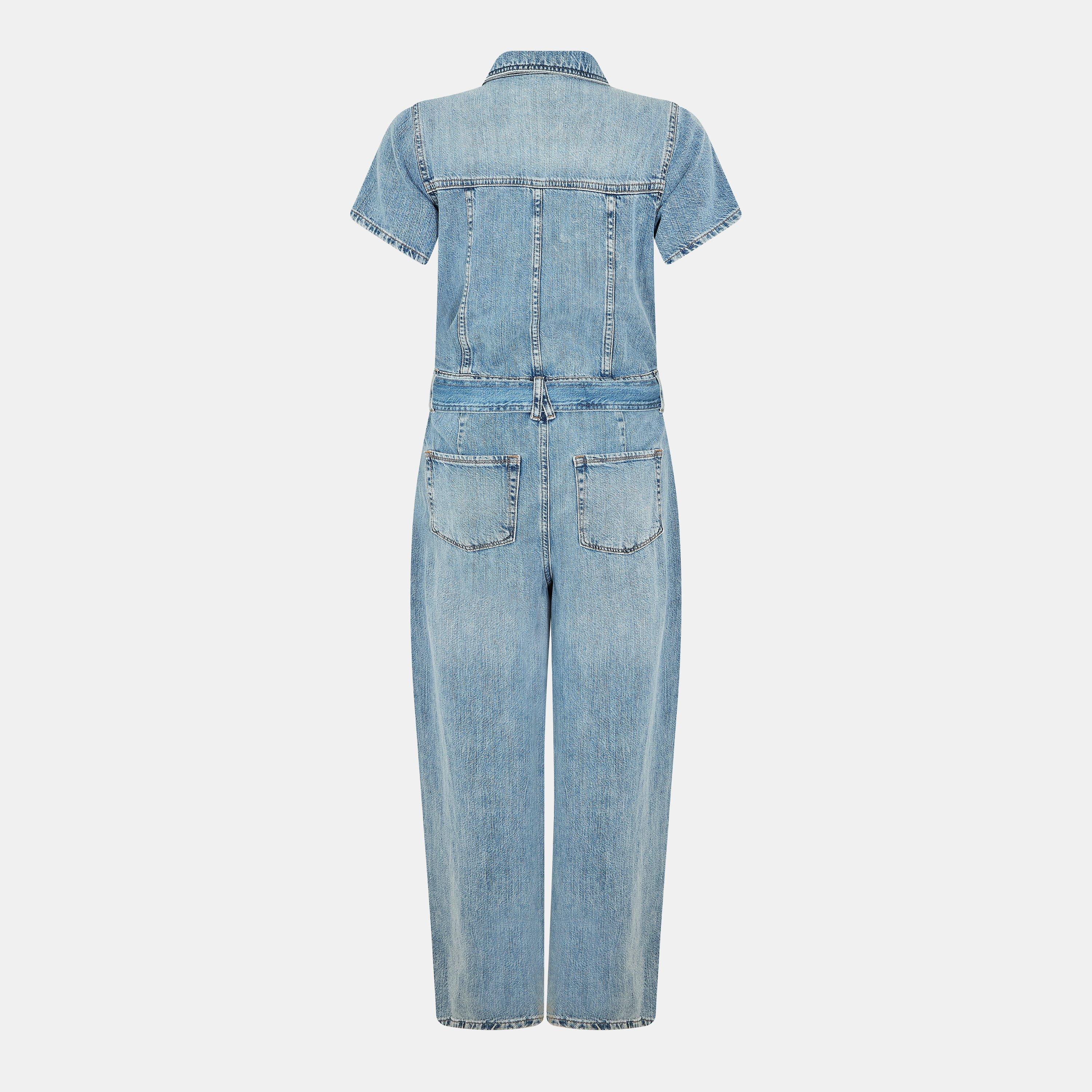 indigo786 - Good American - Women's Linen Jumpsuit - 2