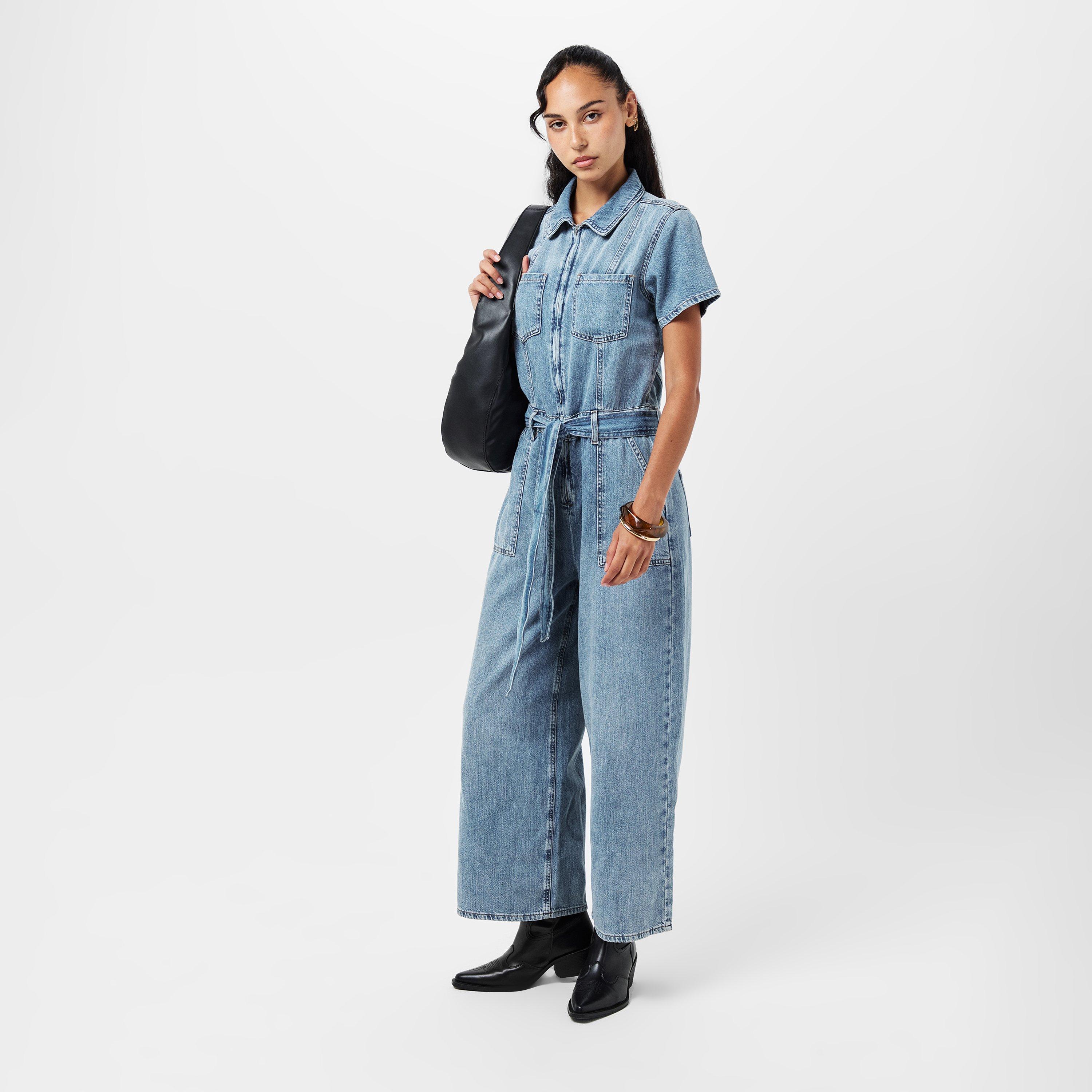 indigo786 - Good American - Women's Linen Jumpsuit - 6