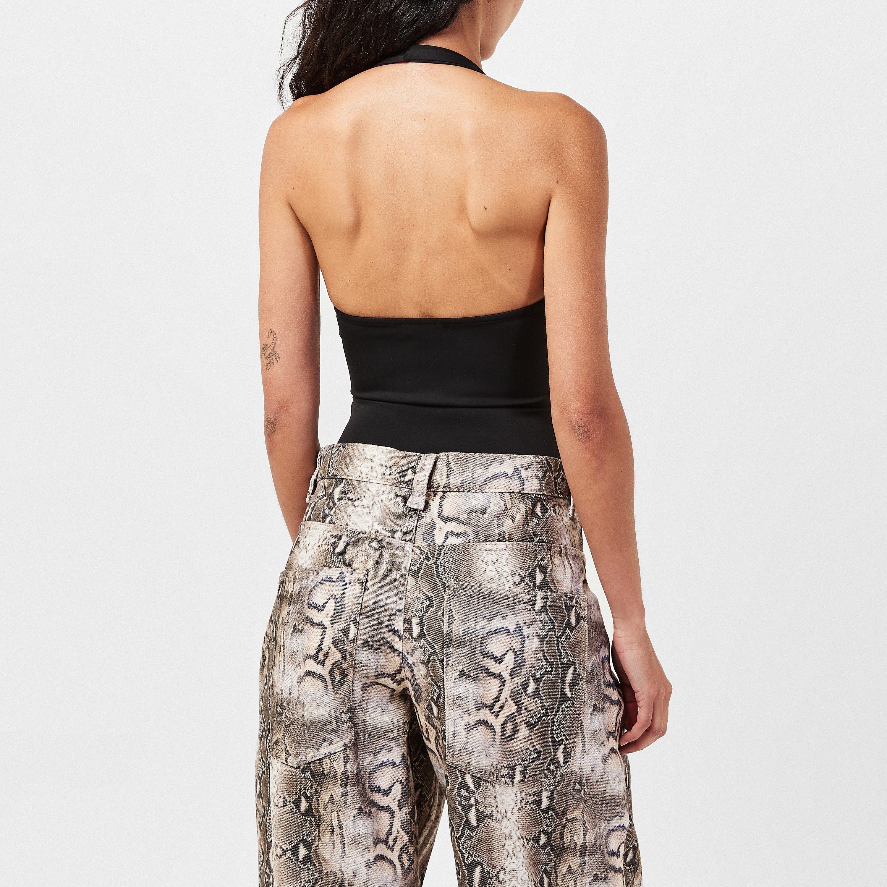 black001 - Good American - Women's Halter Bodysuit - 4