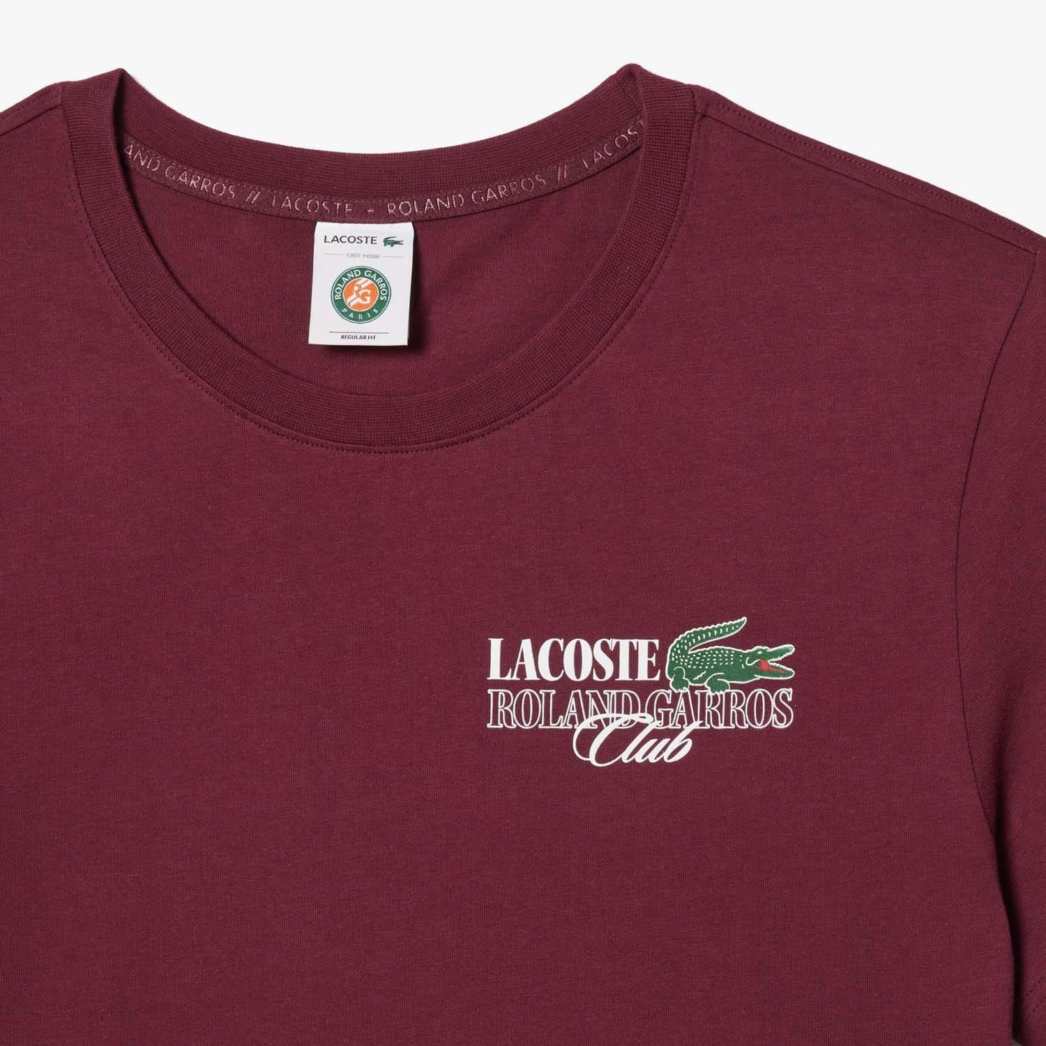 Red - Lacoste - Roland-Garros Edition Cotton Tennis T-Shirt - 2