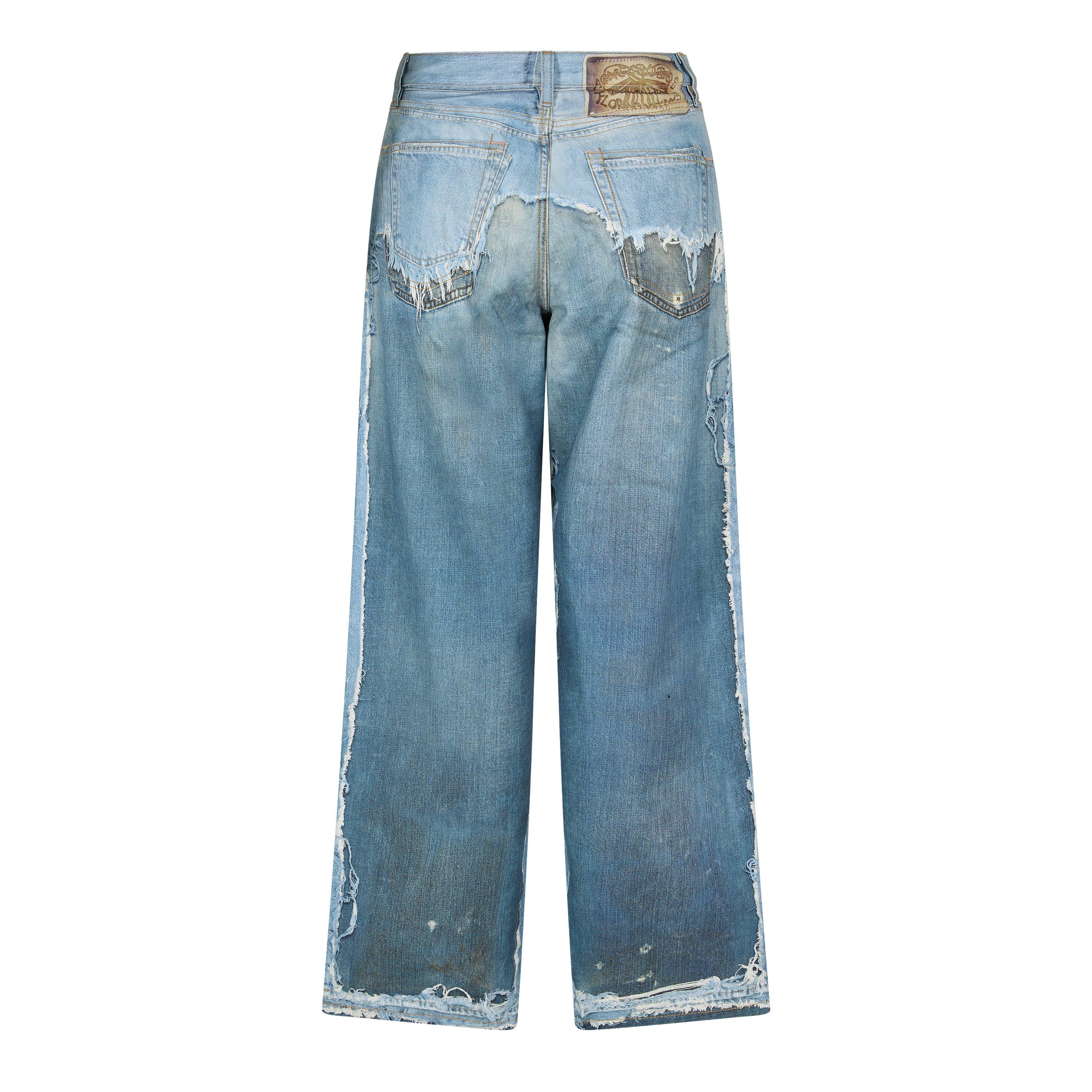 MID BLUE - Acne Studios - Women's Wide Leg Jeans - 2