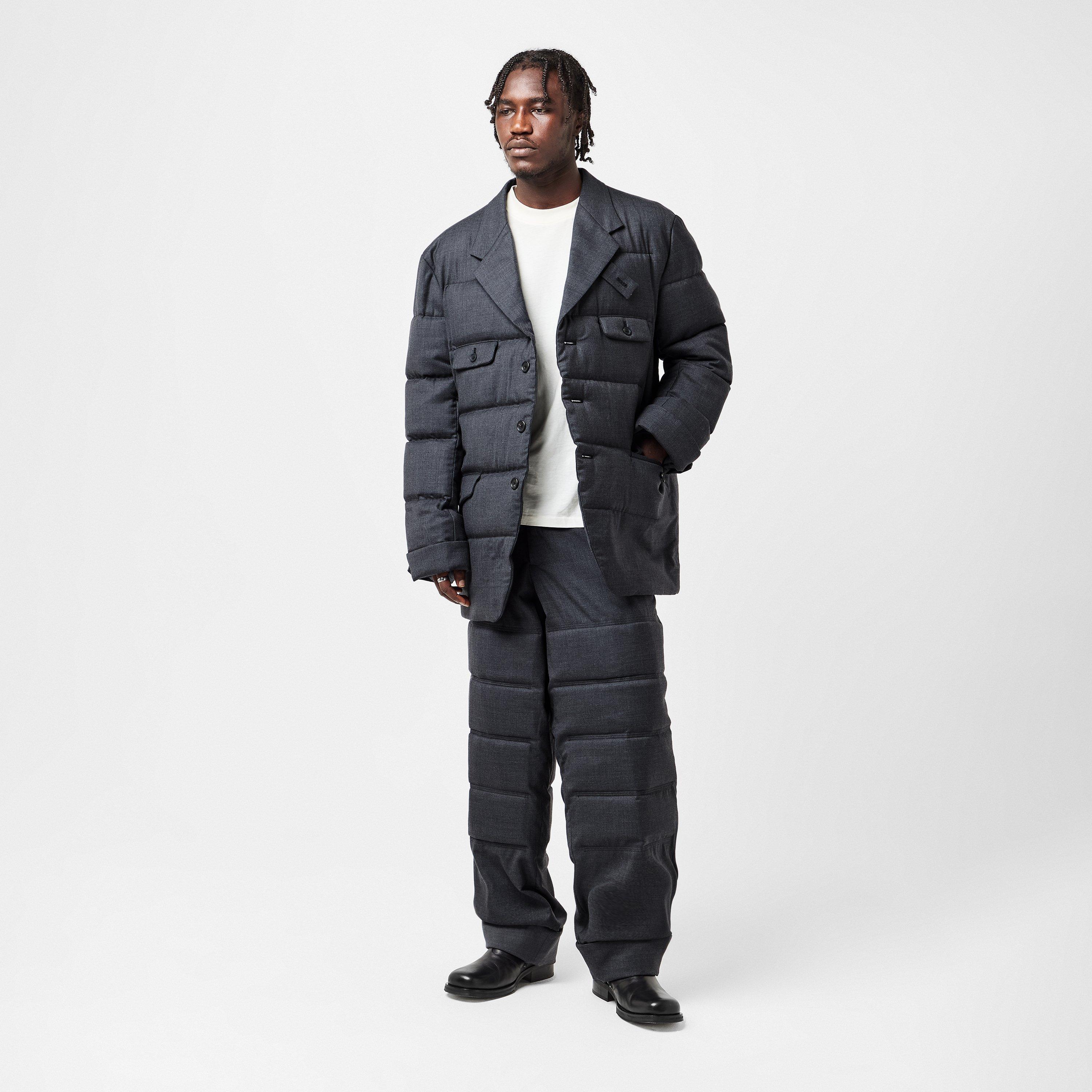 Black - Yohji Yamamoto - Men's Cuffed Trousers - 6