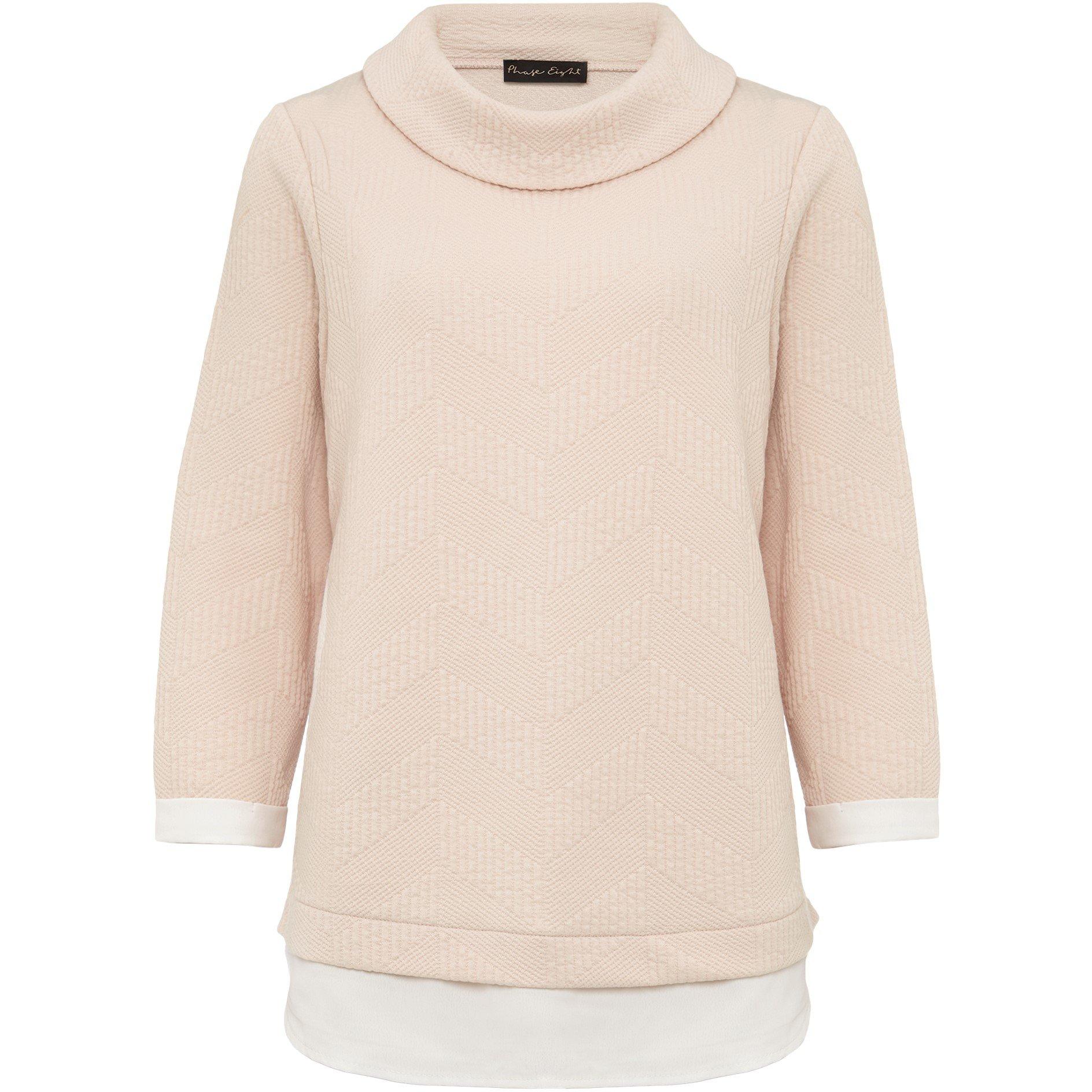 Soft Pink - Phase Eight - Mica Textured Top - 1
