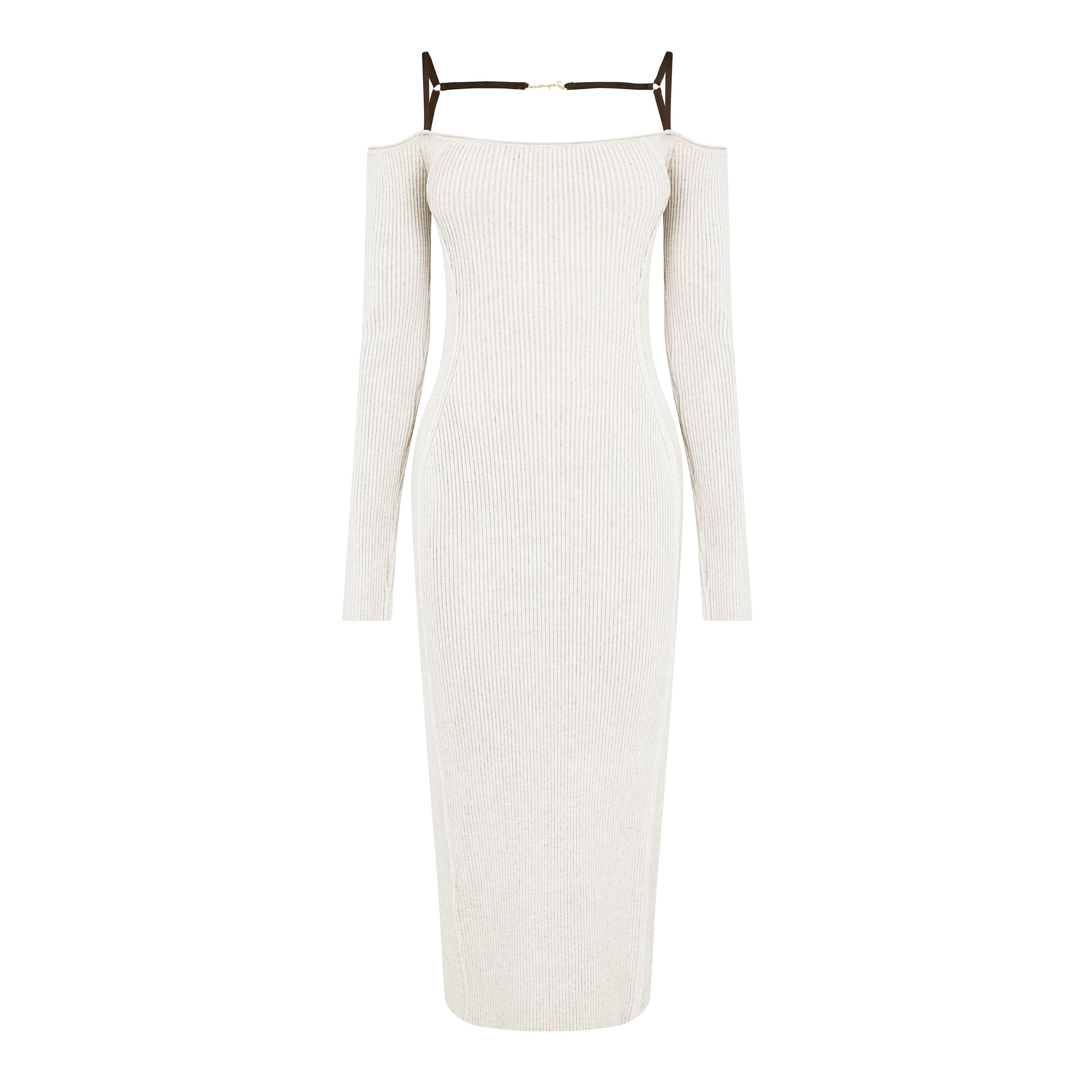 Light Brown 810 - Jacquemus - La Sierra Bodycon Dress - 4