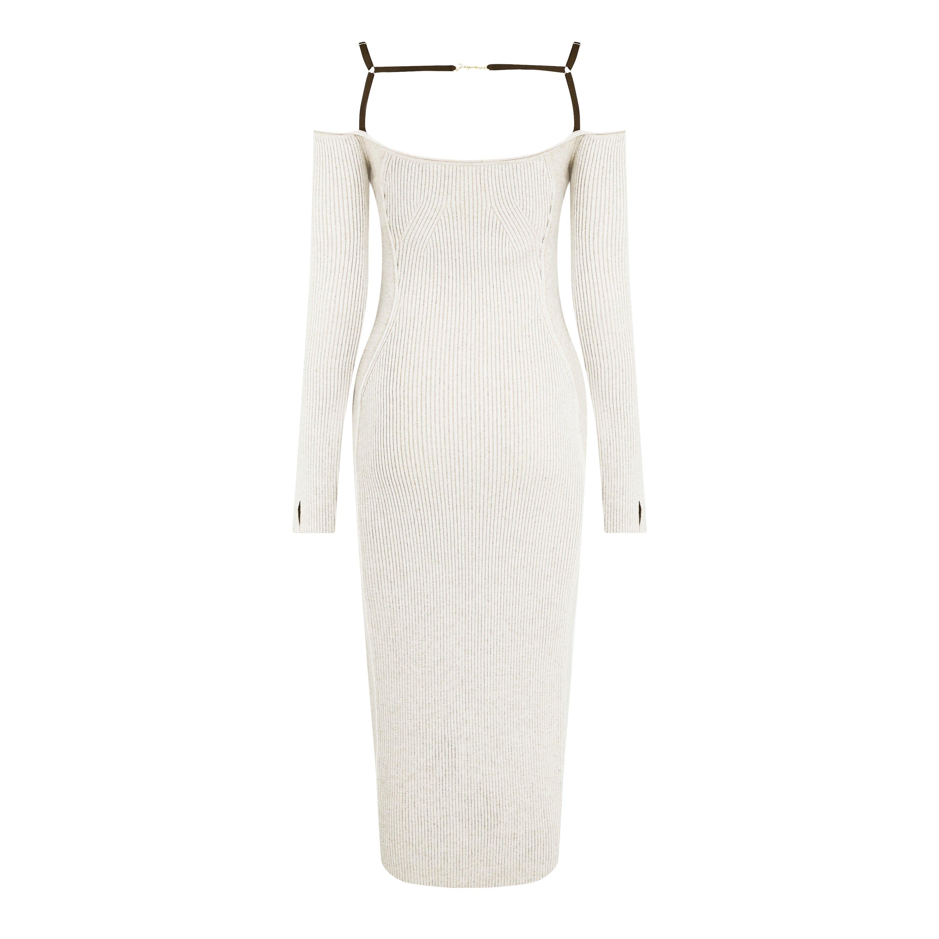 Light Brown 810 - Jacquemus - La Sierra Bodycon Dress - 5