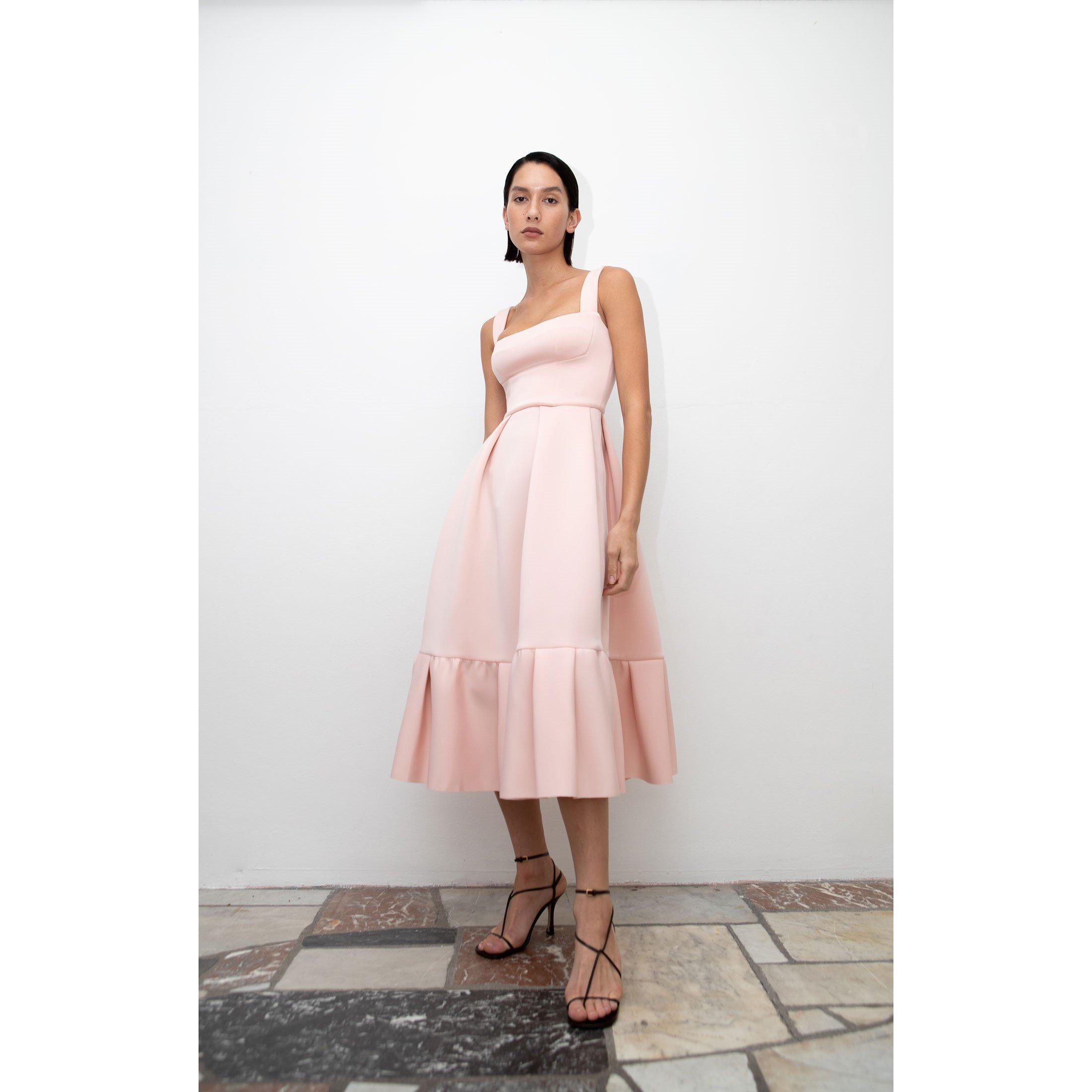 PINK - Rachel Gilbert - Cora Midi Dress - 2