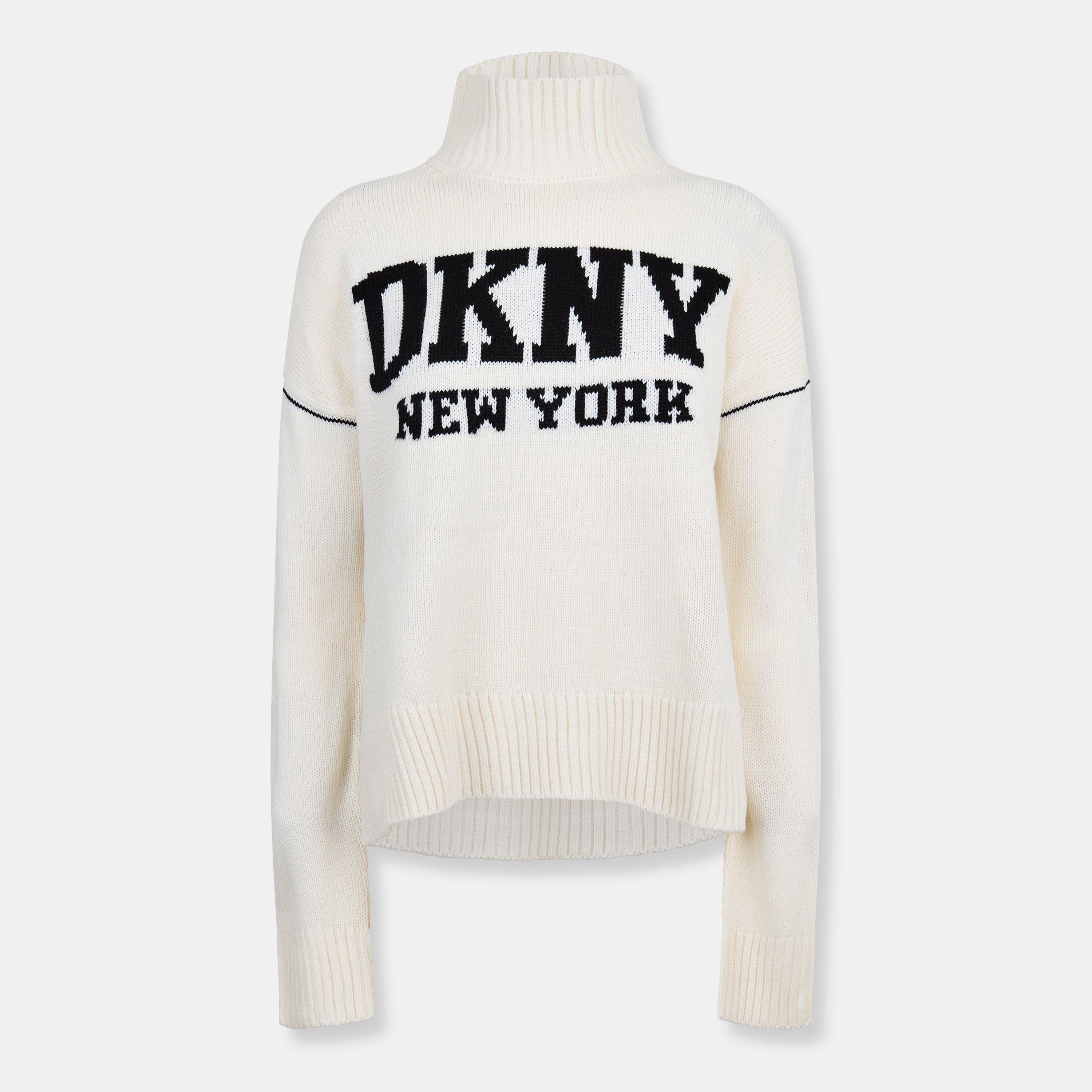 Eggnog - DKNY - Women's Knitted Turtle Neck Jumper - 1