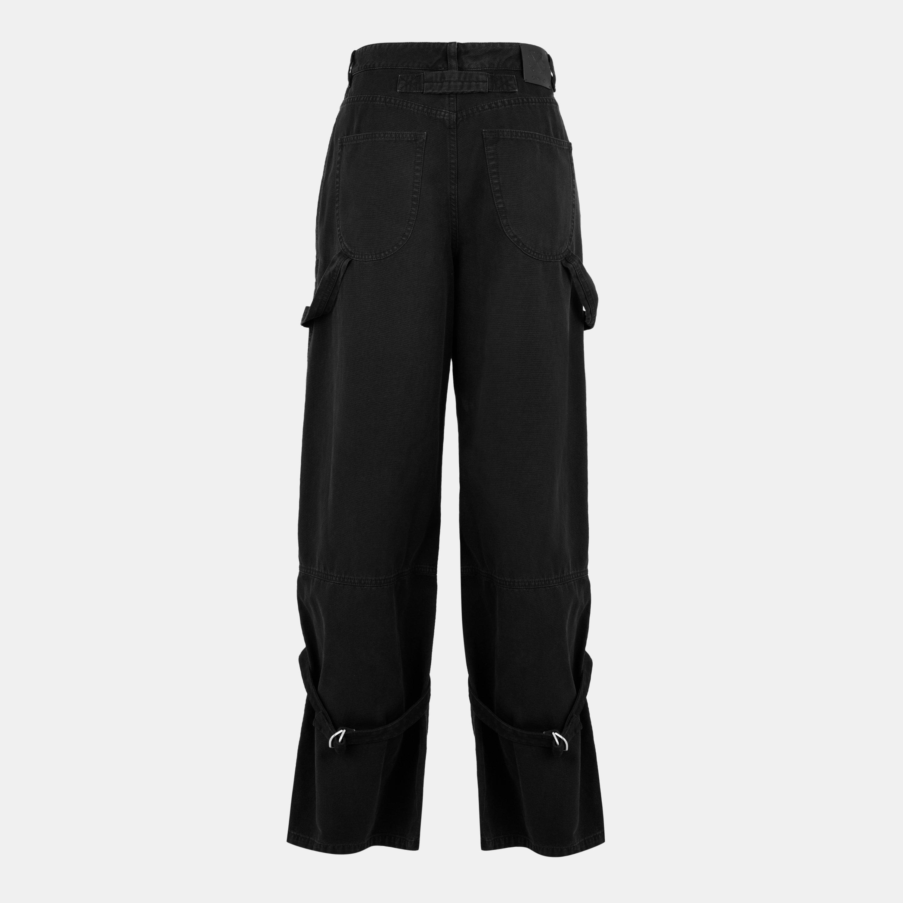 Black - Off White - Men's Carpenter Jeans - 2