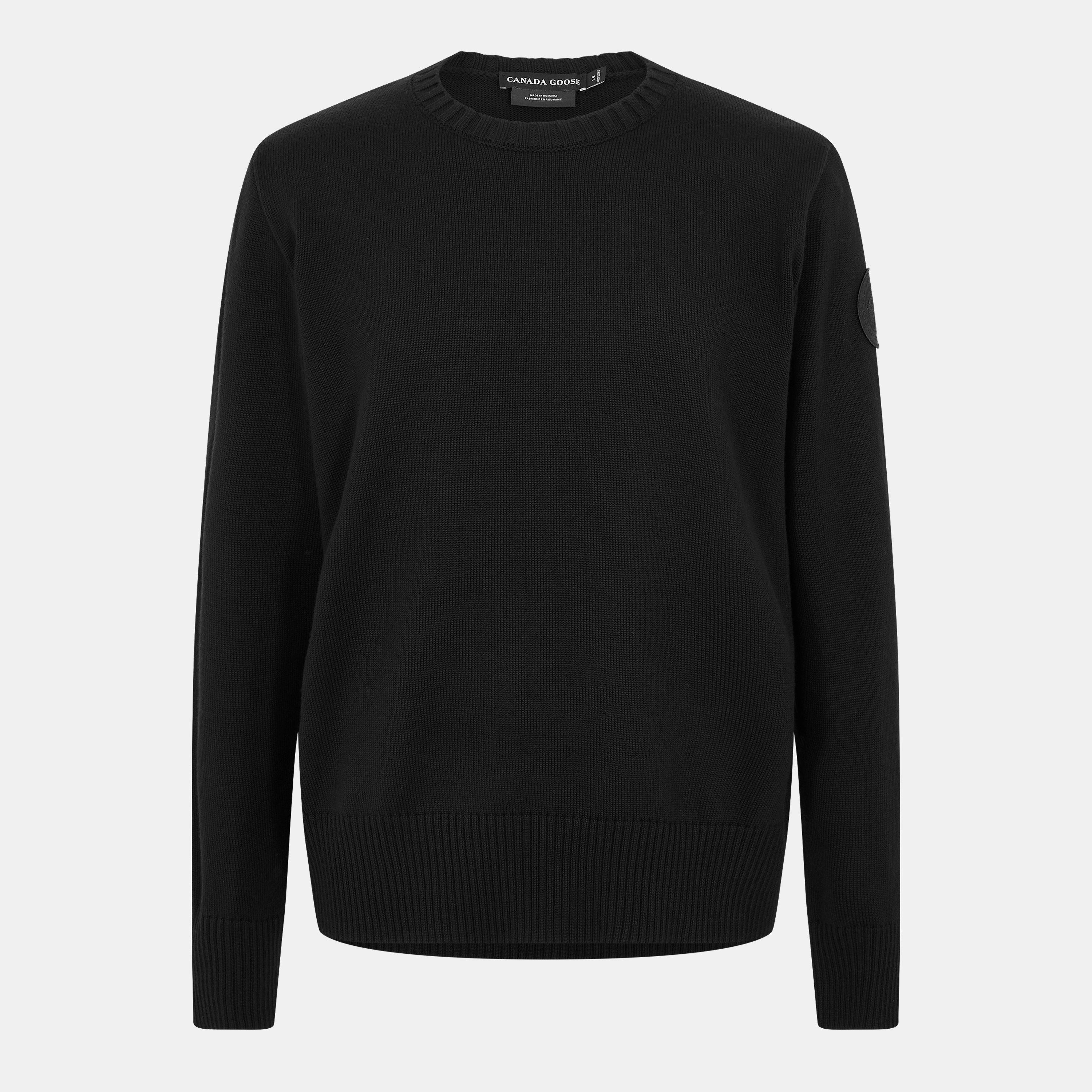Black 9061 - Canada Goose - Men's Thermal Tailored Fit Crew Neck Jumper - 1