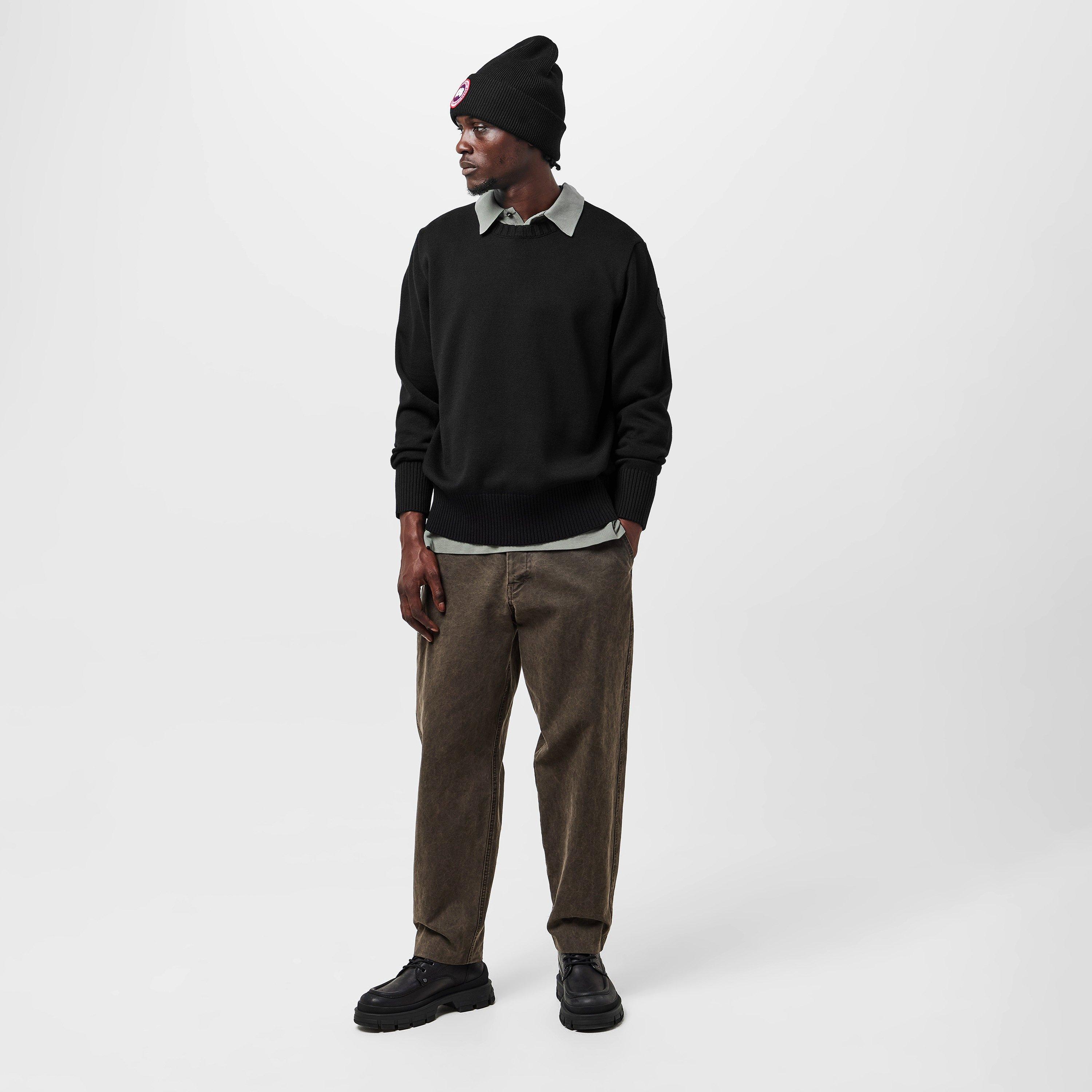 Black 9061 - Canada Goose - Men's Thermal Tailored Fit Crew Neck Jumper - 6