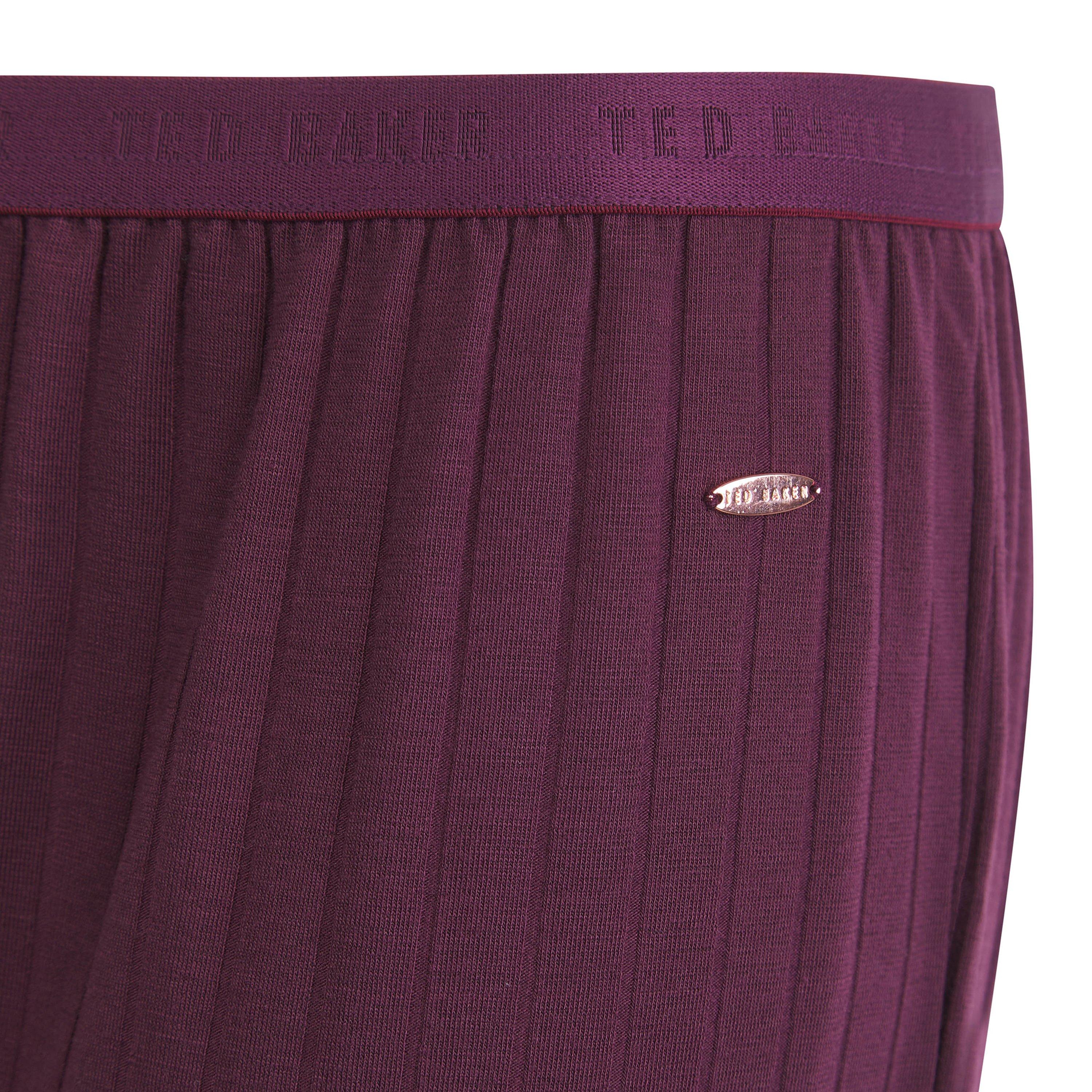 Mauve Wine - Ted Baker - Ted Baker Kelly Short Sleeve Pyjama Set Ladies - 5