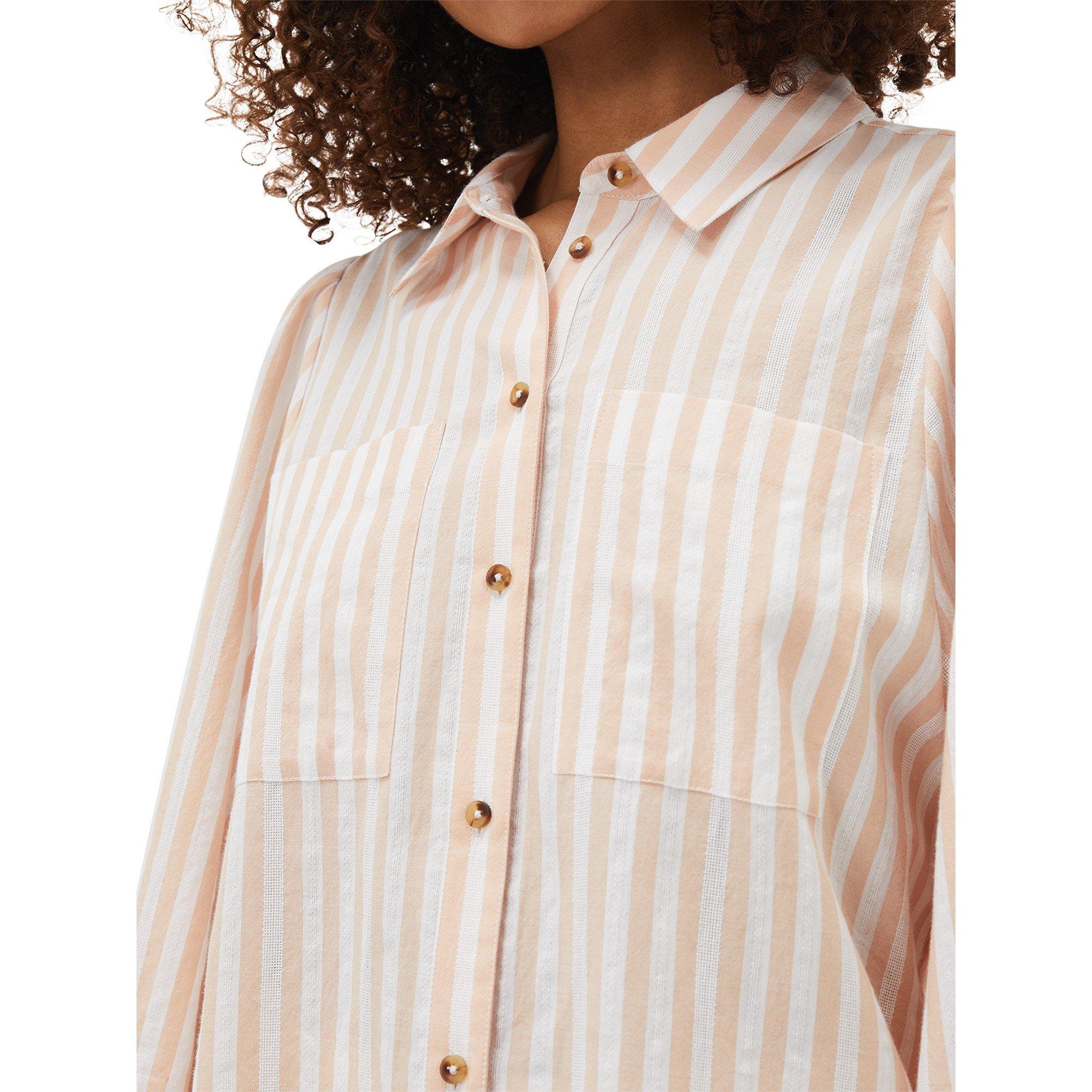 Peach - Phase Eight - Vixen Stripe Collared Blouse - 4