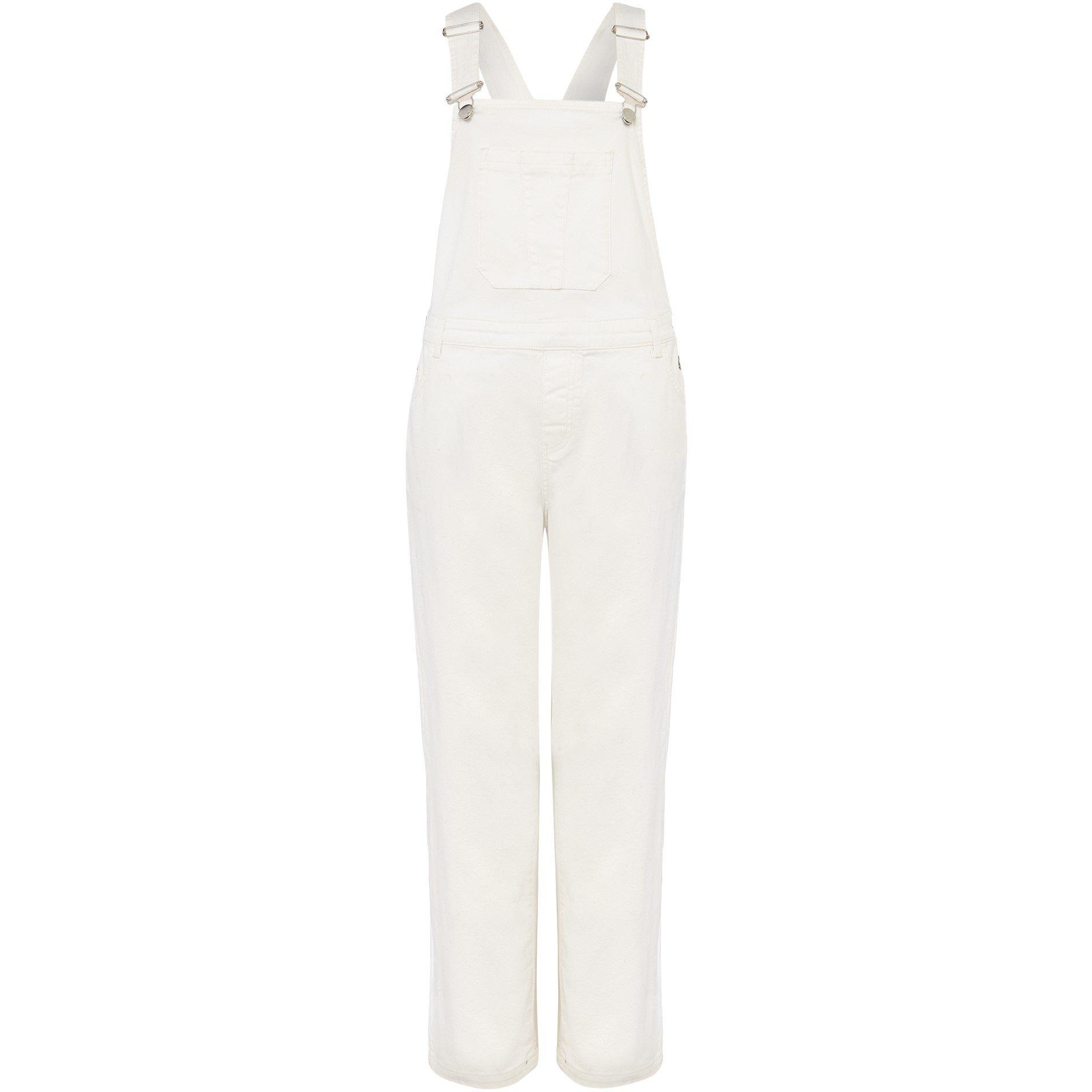 White - Phase Eight - Khari Cotton Dungaree - 1