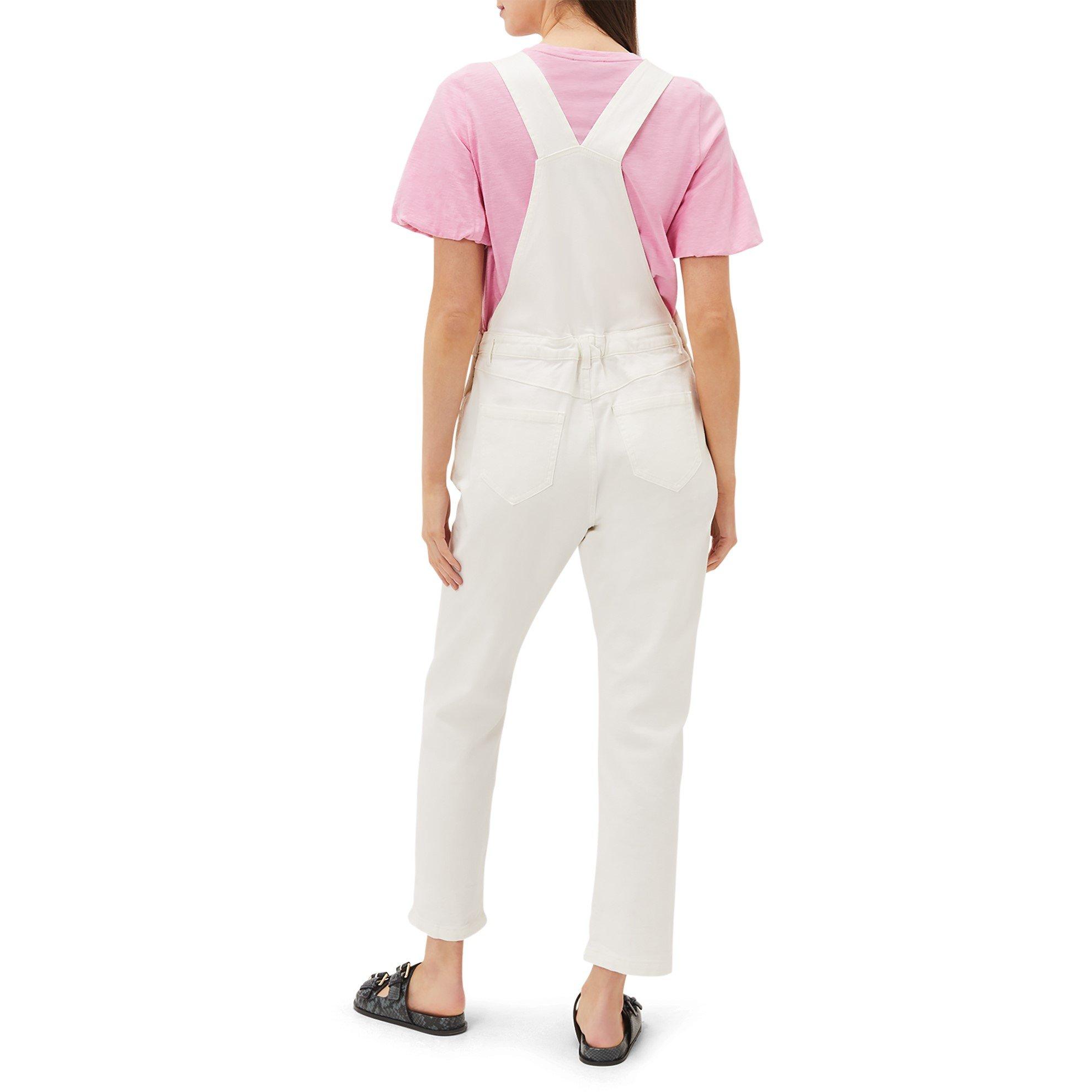 White - Phase Eight - Khari Cotton Dungaree - 3