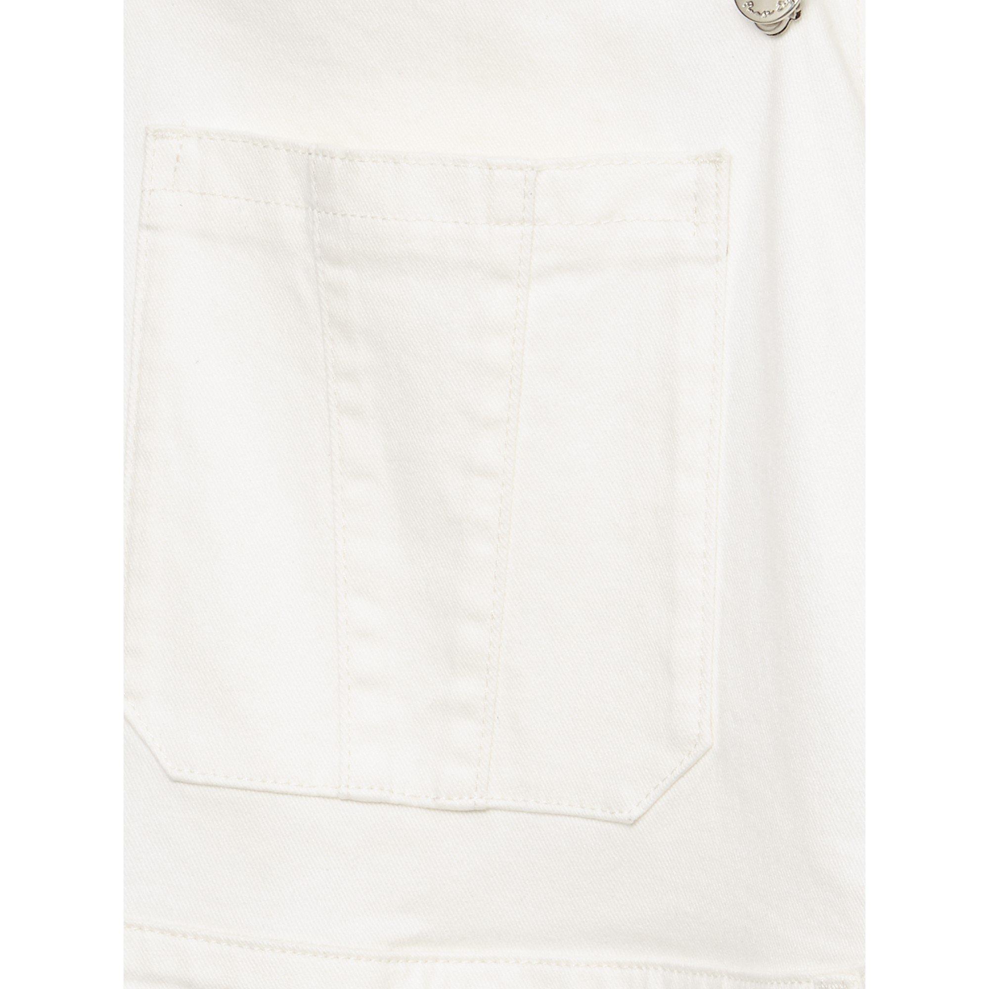 White - Phase Eight - Khari Cotton Dungaree - 4