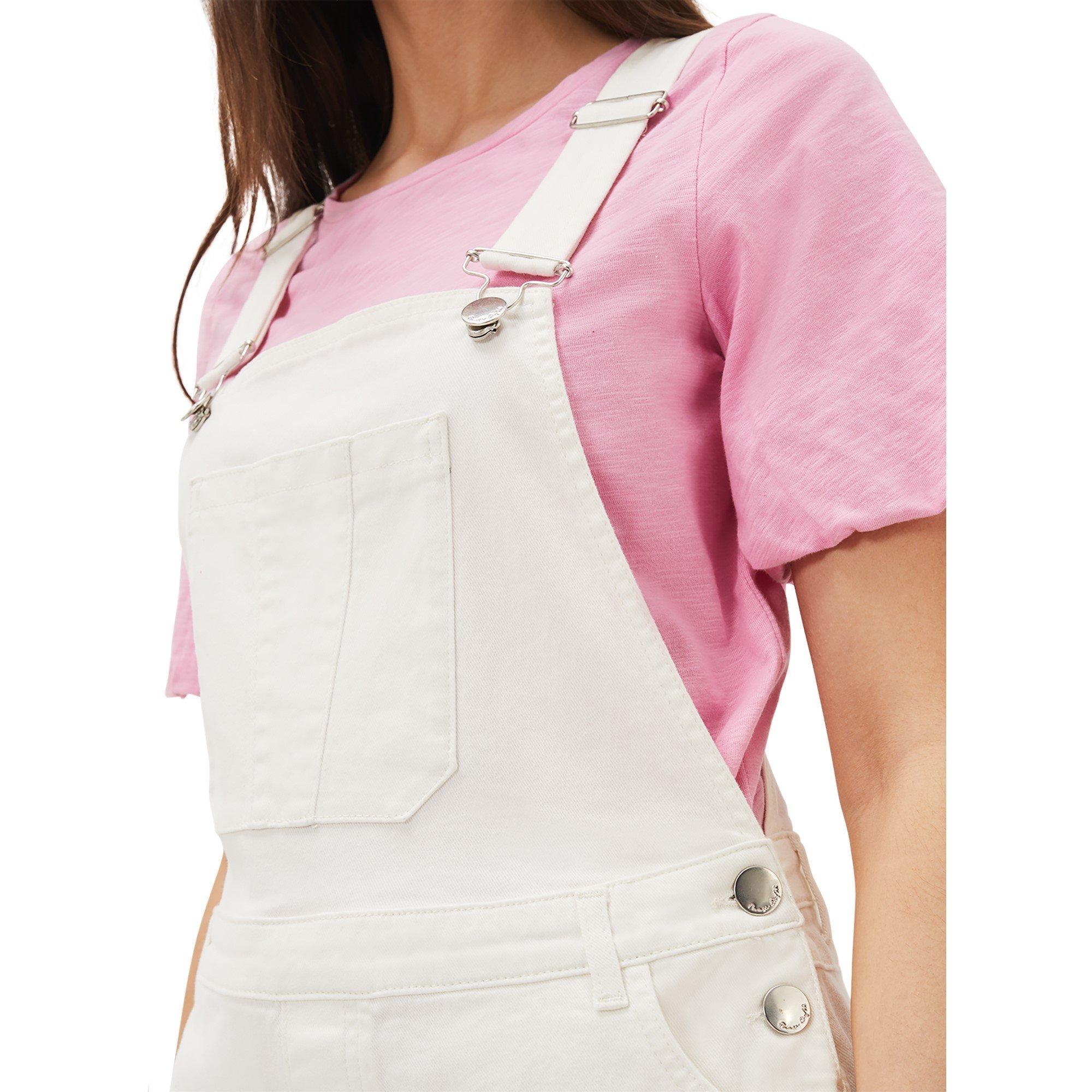 White - Phase Eight - Khari Cotton Dungaree - 5