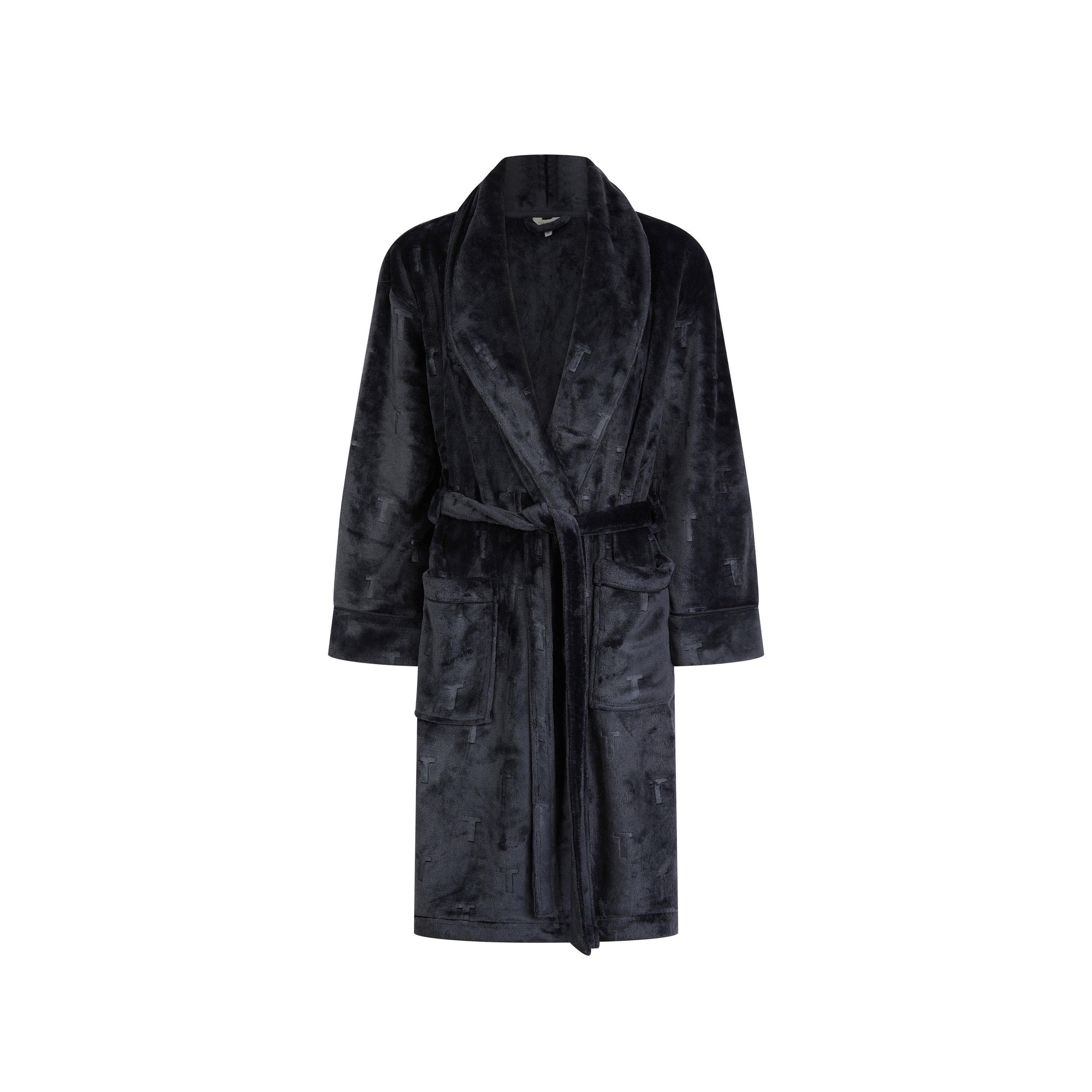 Ted Baker Women's Verity Fluffy Dressing Gown - After Midnight - 12 (M)