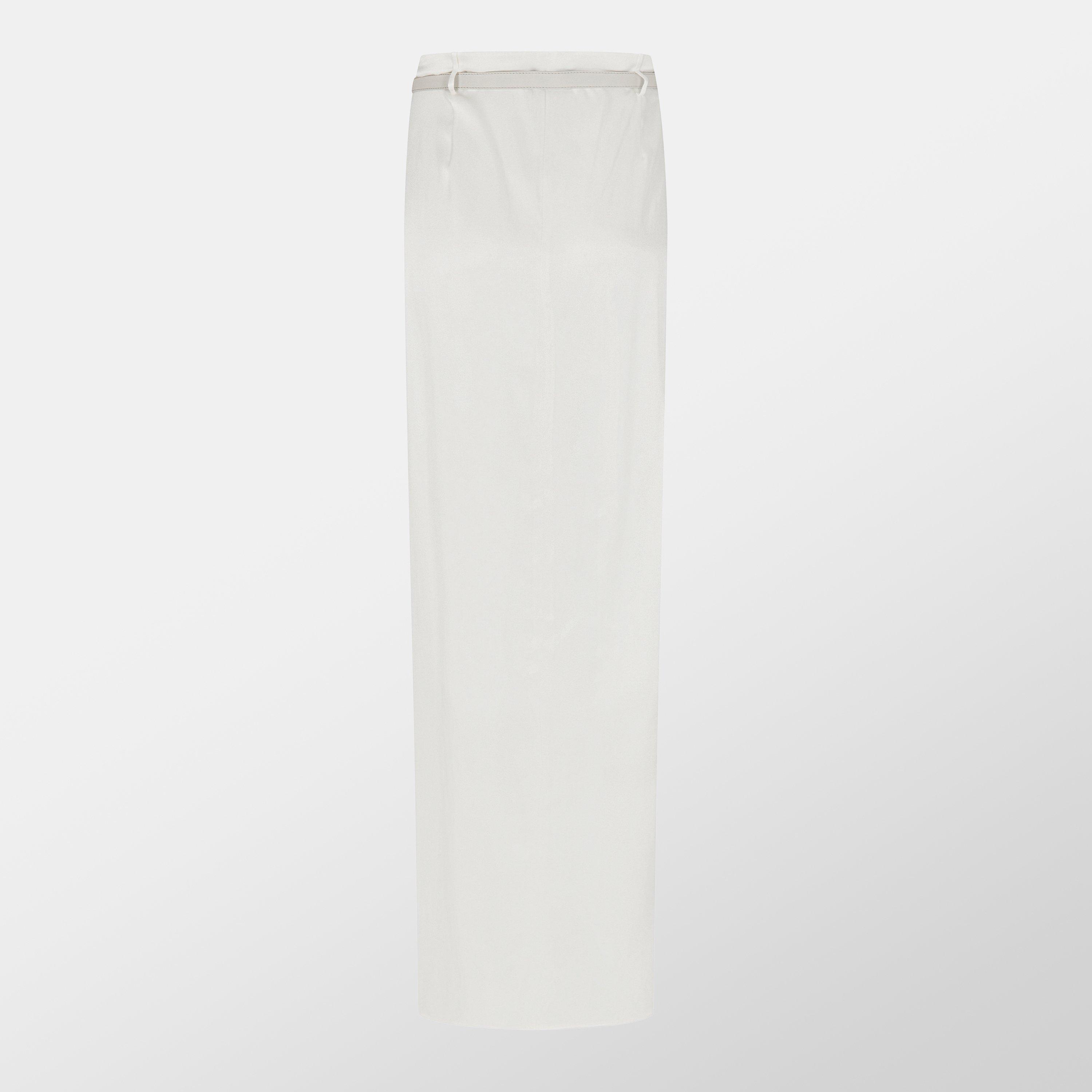 Grunge White - Tom Ford - Women's Silk Maxi Skirt - 2