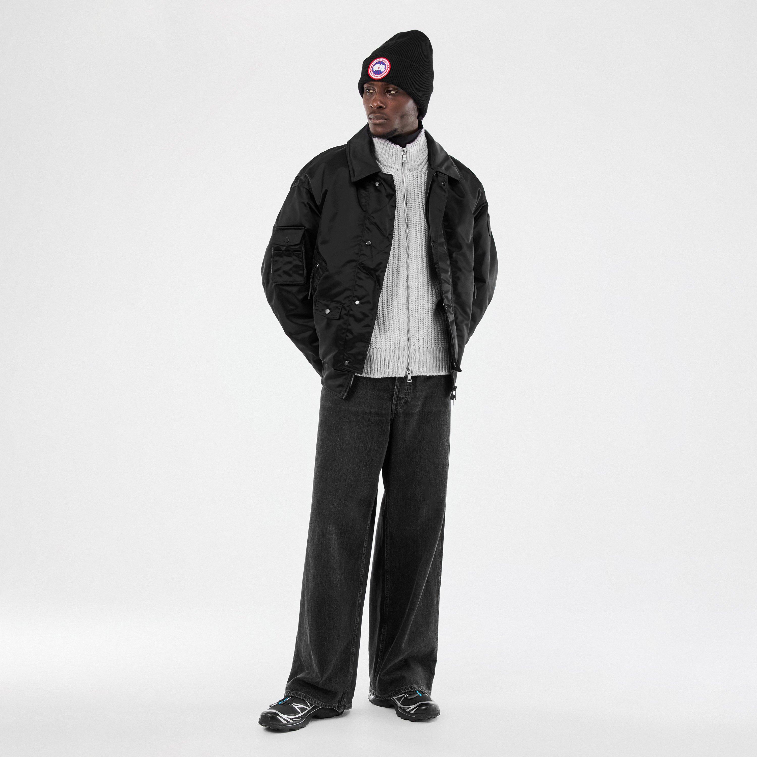 Black 9061 - Canada Goose - Men's  Insulated Aviator Jacket - 6