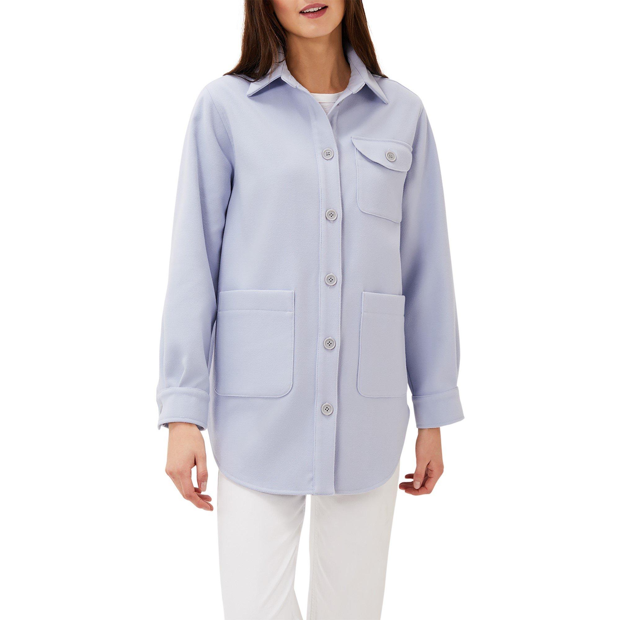Powder Blue - Phase Eight - Women's Jessica Oversized Overcoat - 2