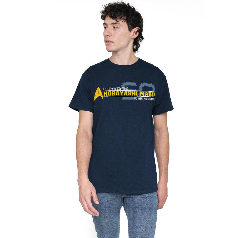 Navy - Star Trek - Star Trek I Survived T Shirt Navy - 1