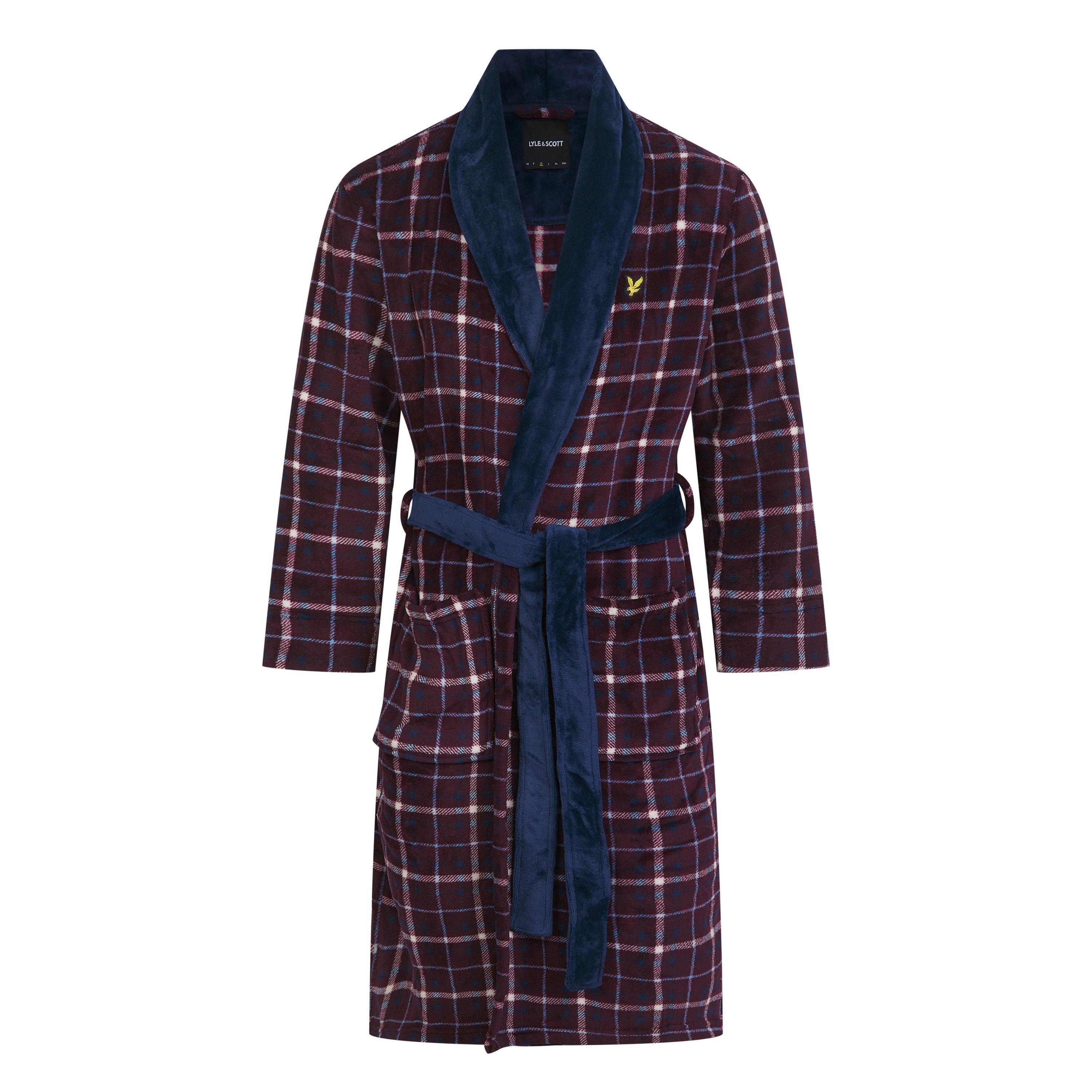 Lyle And Scott Men's Bathrobe - Wine Tasting - S