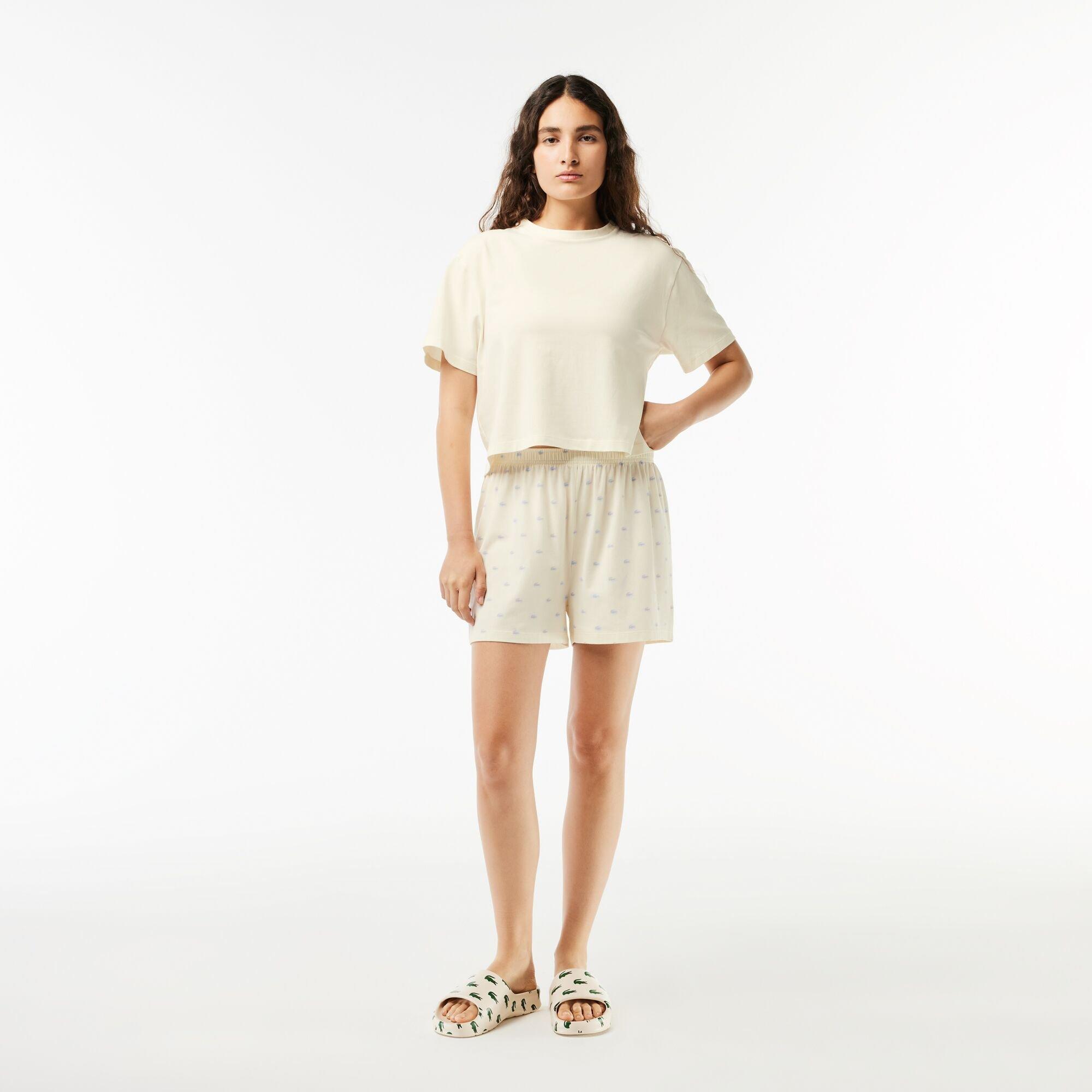 Flour/Perito - Lacoste - Graphic Shorts & T-Shirt Pyjama Set - 5