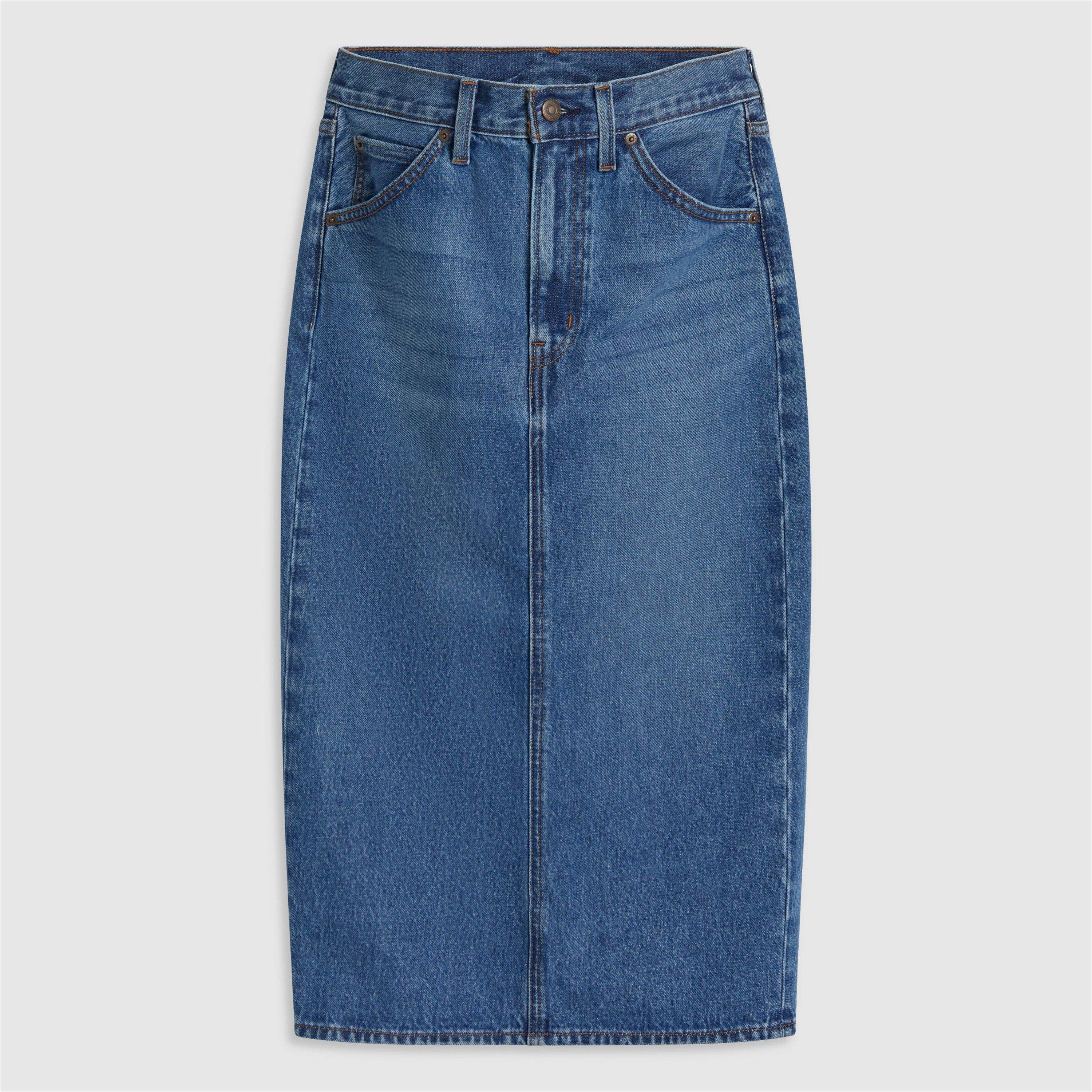 Levis Levis High-Rise Back Slit Skirt