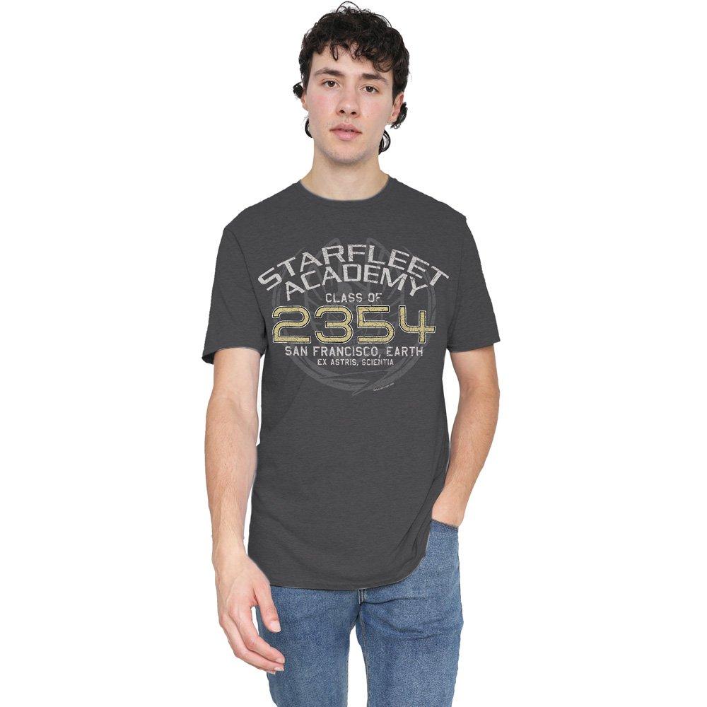 Grey - Star Trek - Star Trek Sisko Graduation T-Shirt Charcoal - 1