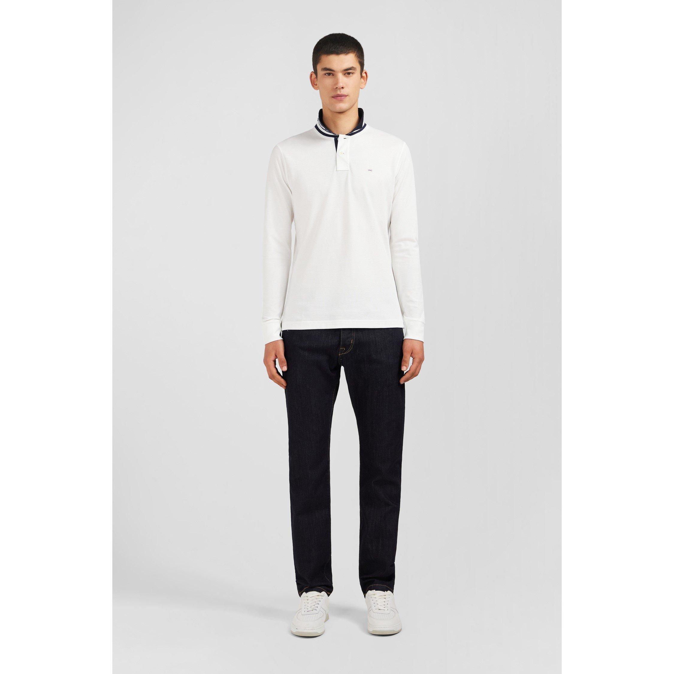 Bc - Eden Park - Navy blue stretch pima cotton polo - 2