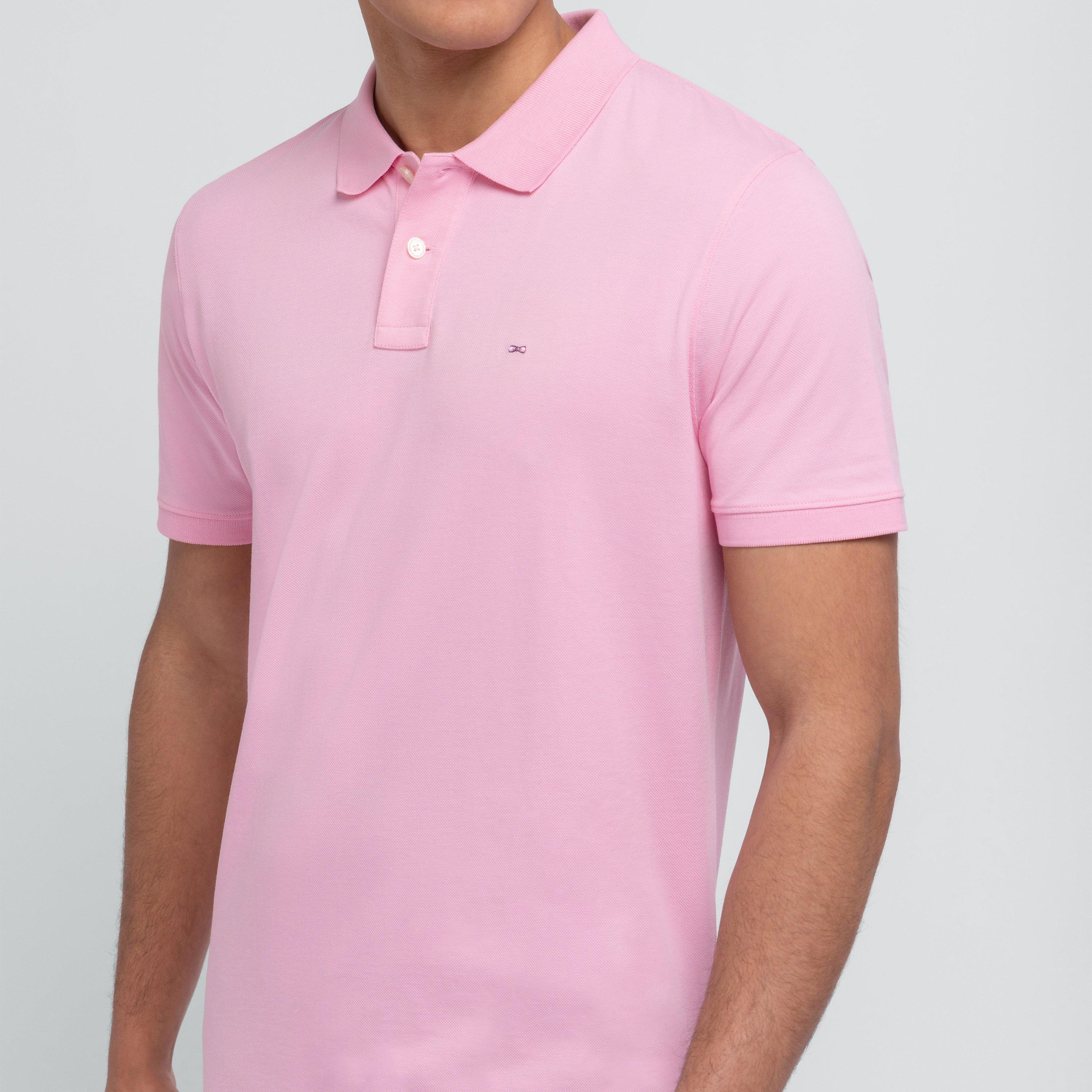 Rom - Eden Park - Navy blue stretch pima cotton polo
