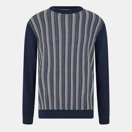 Ted Baker Jacquard Cotton Knitted Top