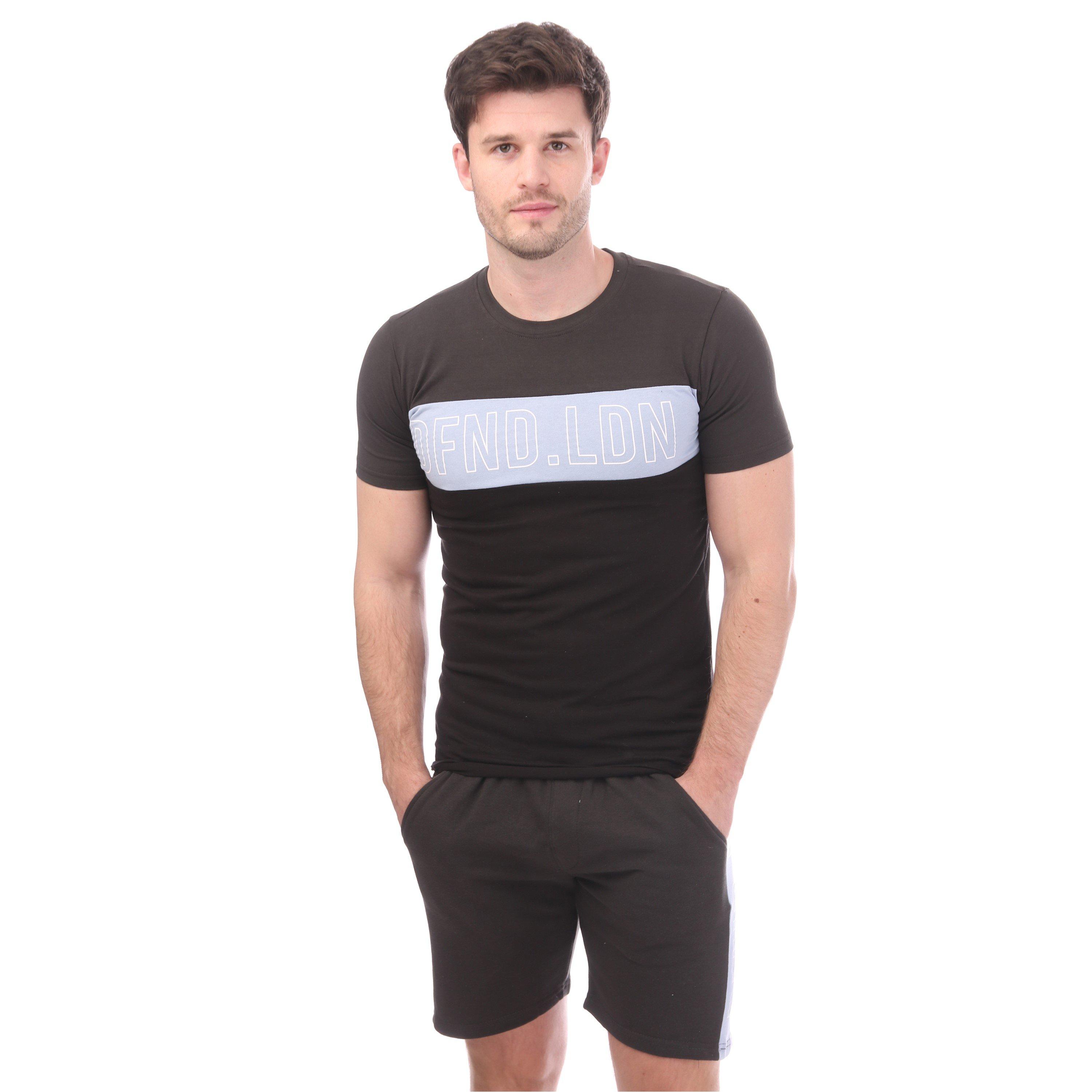 Schwarz - DFND London - Chrome T-Shirt - 1