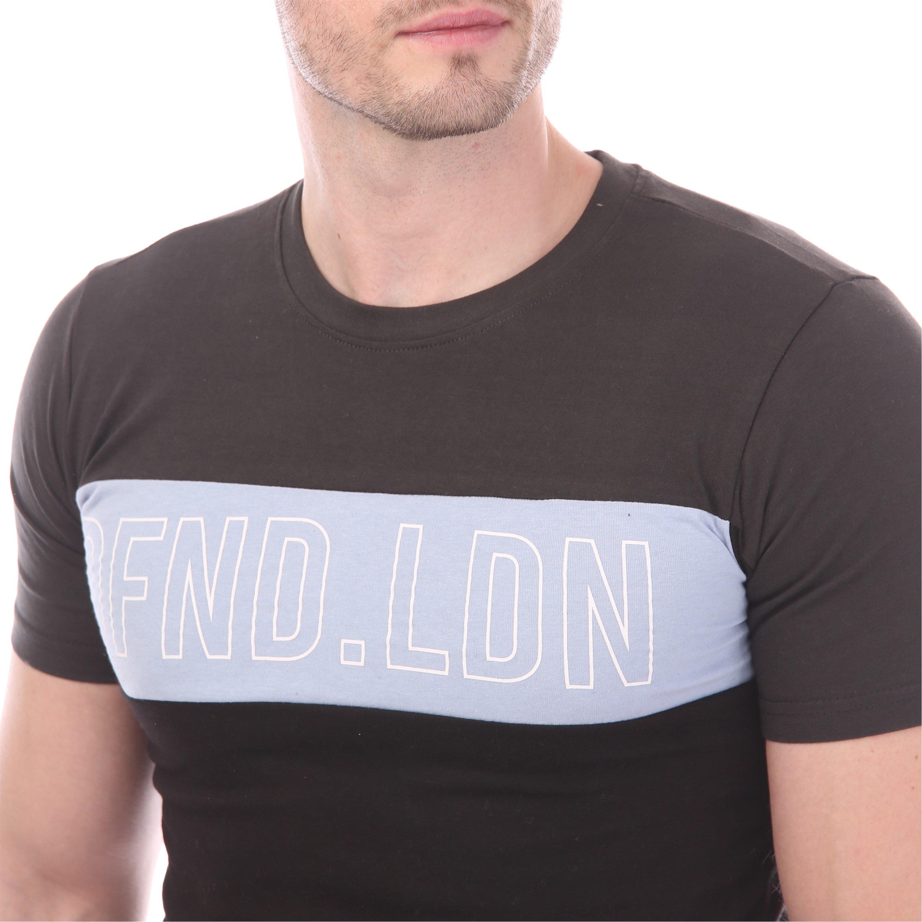 Schwarz - DFND London - Chrome T-Shirt - 2